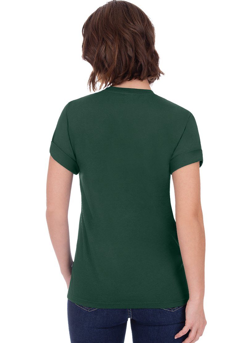 Trigema T-Shirt tanne Baumwolle TRIGEMA aus T-Shirt 100