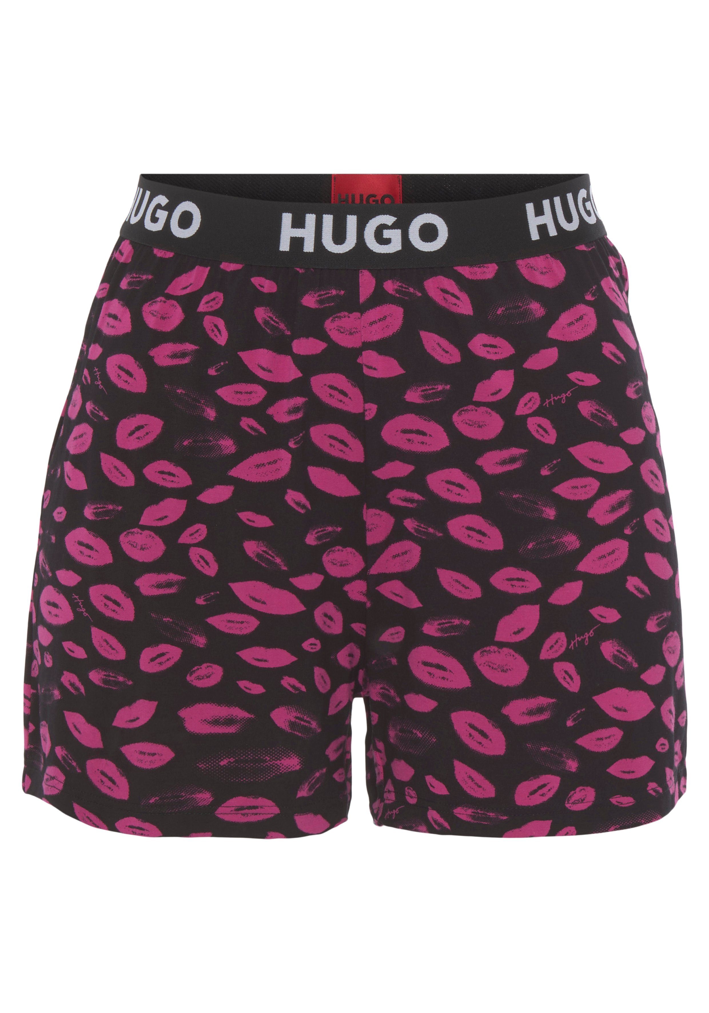 HUGO Shorts UNITE_SHORTS PRINTED mit elastischem günstig online kaufen