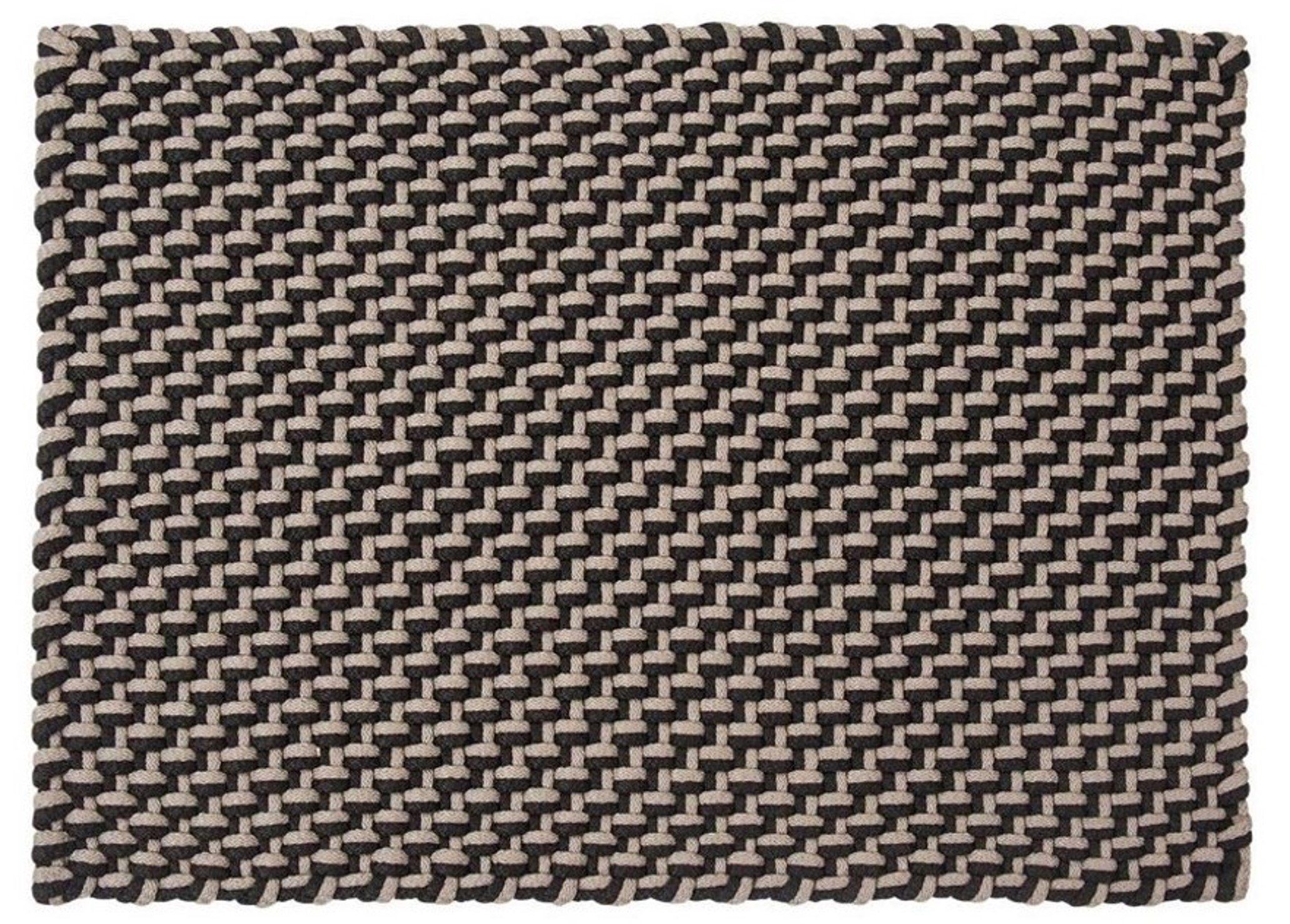 Teppich Pad Outdoor Teppich POOL Schwarz / Sand 200x300 cm