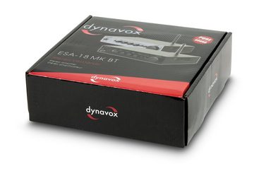 Dynavox ESA-18 MK BT Audioverstärker (140 W, Stereo, Bluetooth, Mikrofon-Eingang)