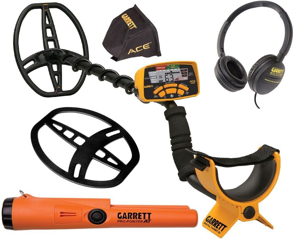 Garrett Metalldetektor ACE 400i Metalldetektor + Pro Pointer AT