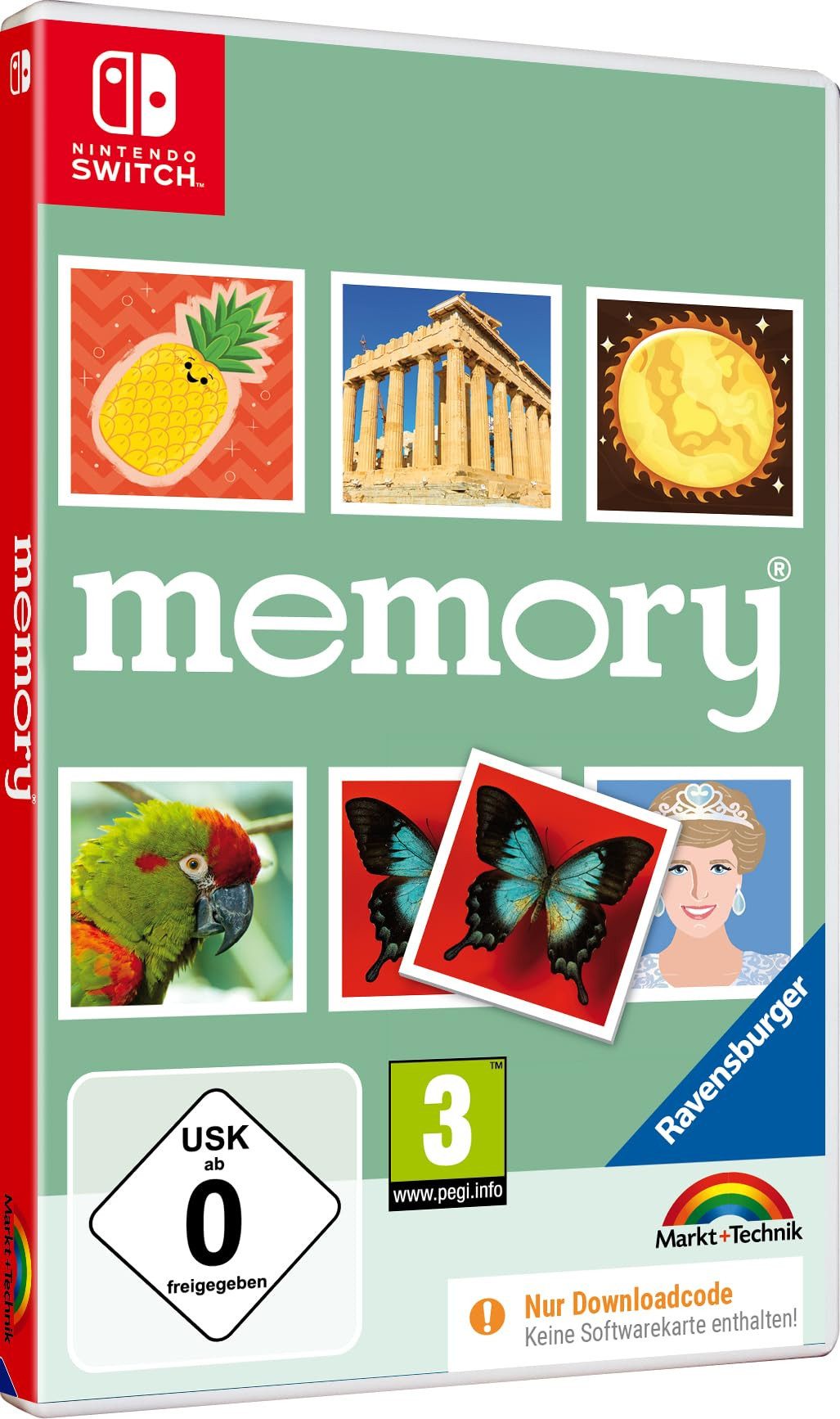 memory® von Ravensburger - Spieleklassiker für die ganze Familie das (Code in a Box), Nintendo Switch