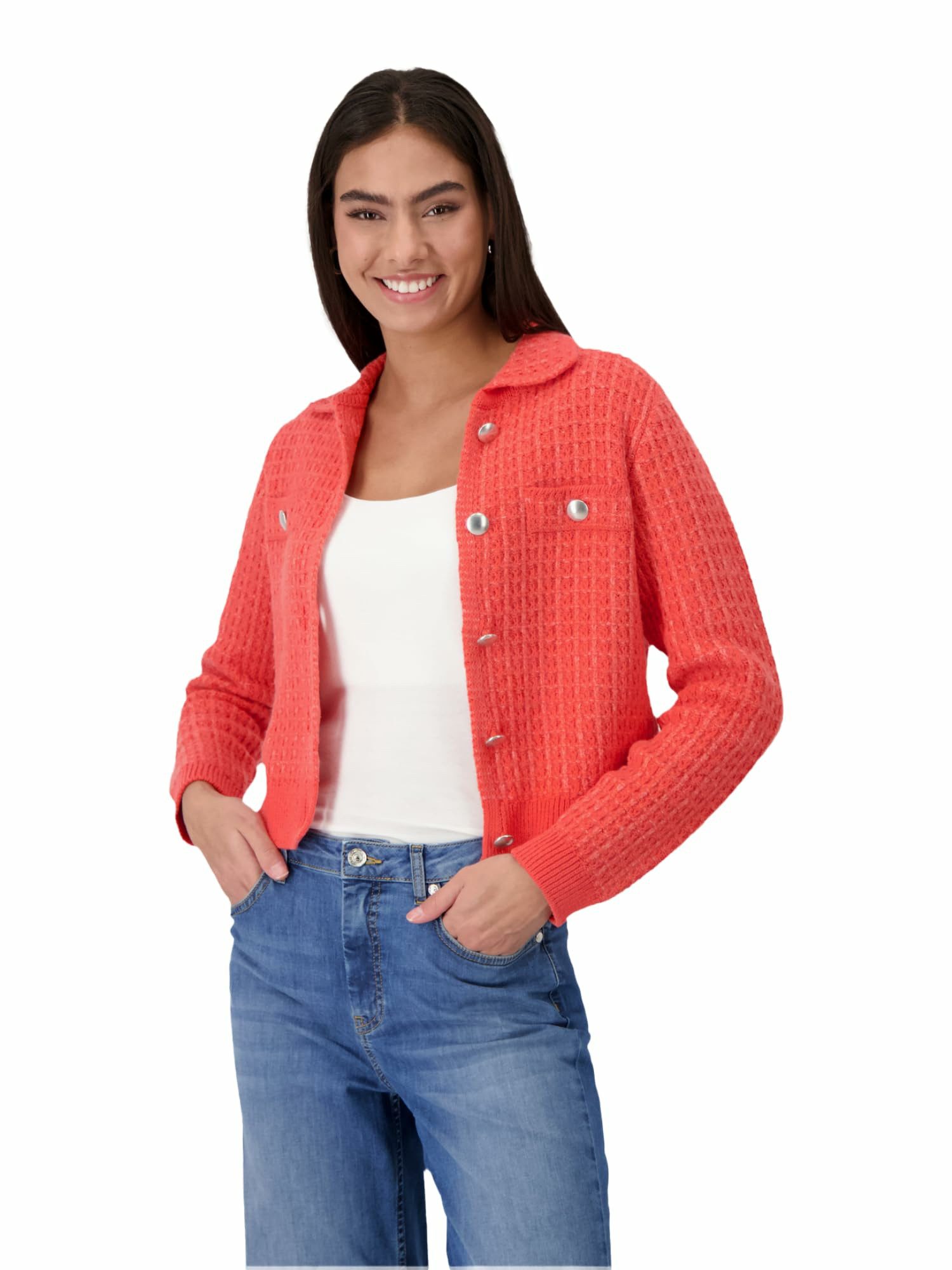 Monari Strickjacke Pullover & Strickjacke für Damen (1-tlg)