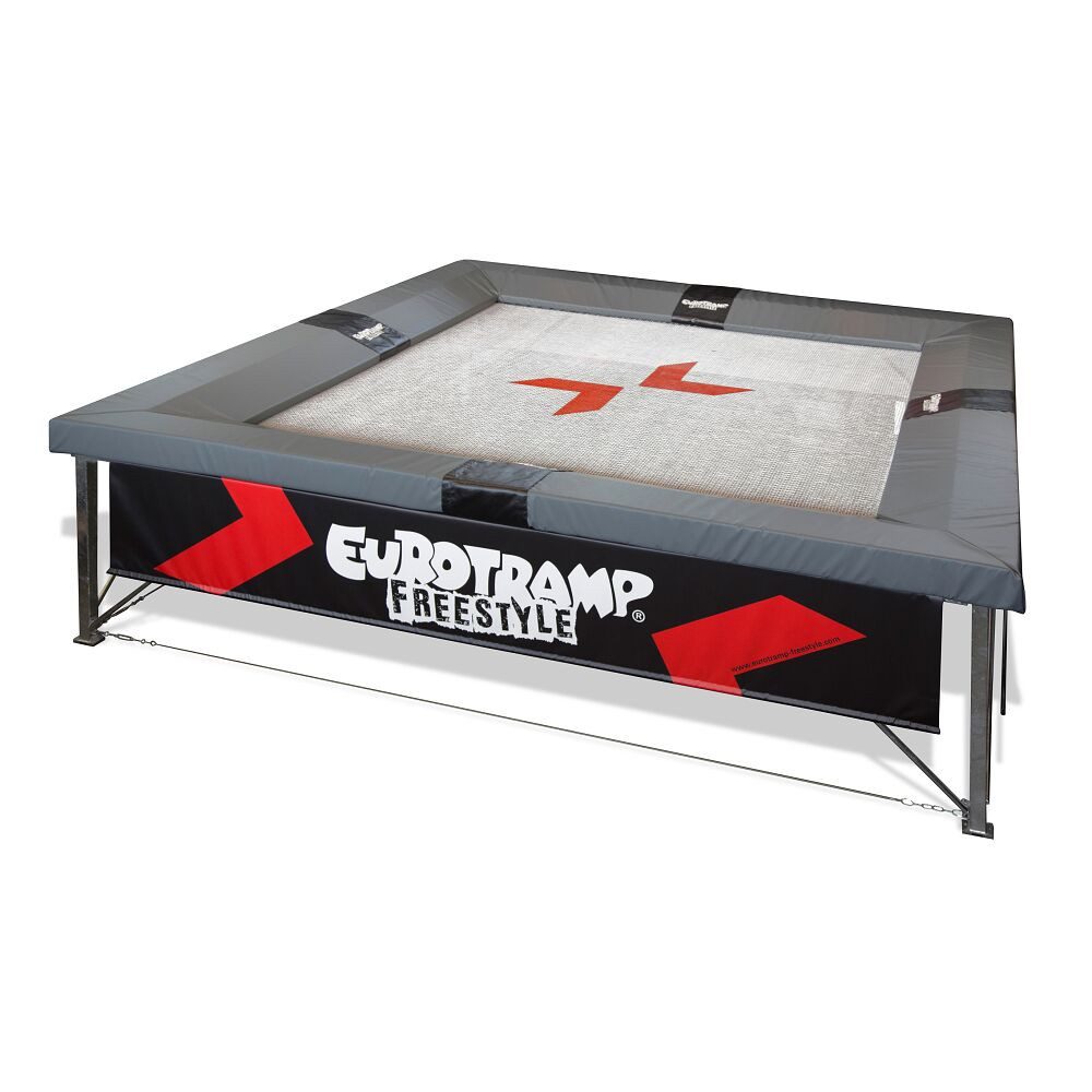 Eurotramp Kindertrampolin Trampolin Freestyle Fivesquare, Für den Einsatz aller Freestyle-Sportarten