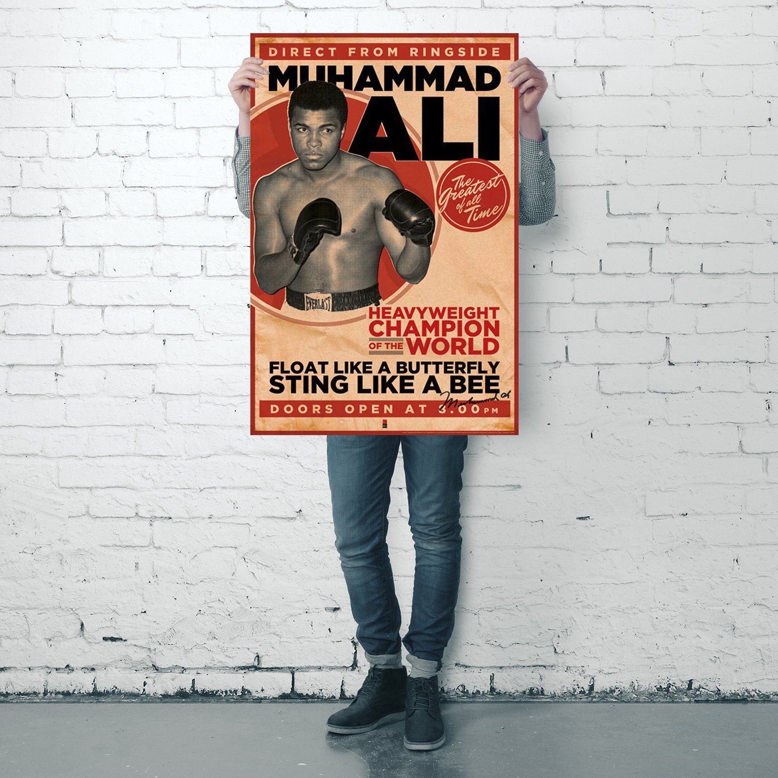 PYRAMID Poster Muhammad Ali Poster Vintage 61 x 91,5 cm – Bild 4 von 5