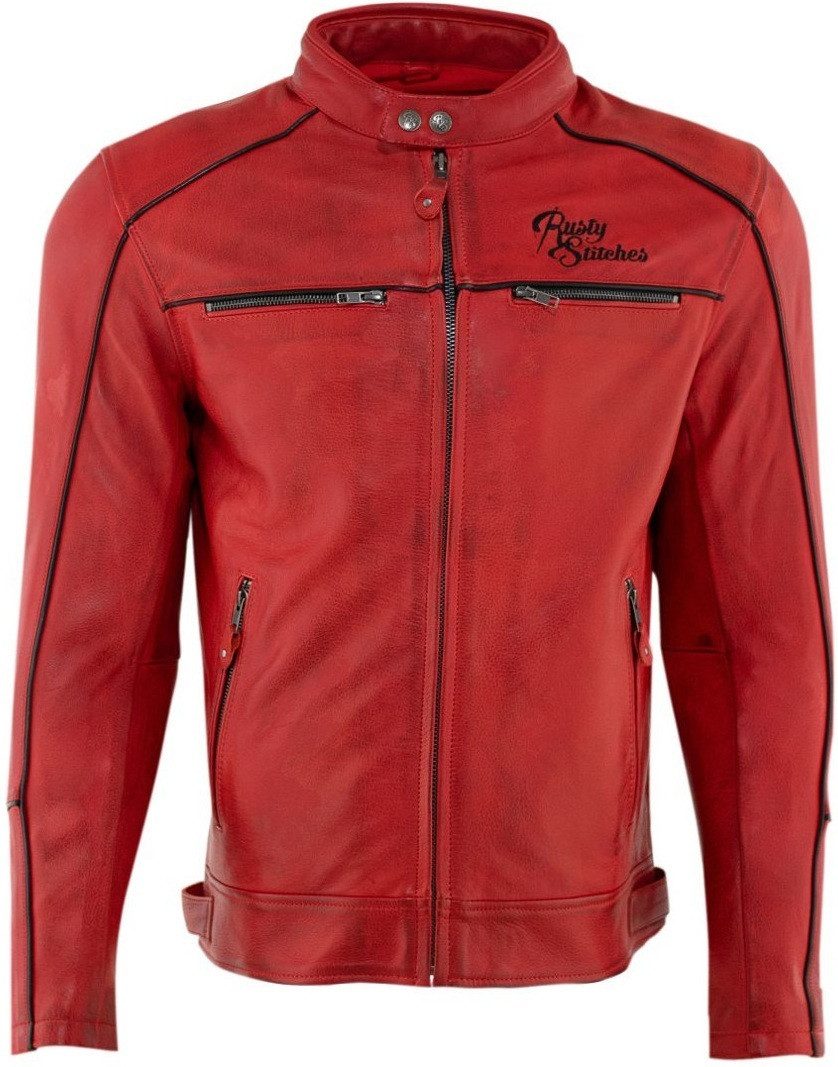 Rusty Stitches Motorradjacke Chase Motorrad Lederjacke
