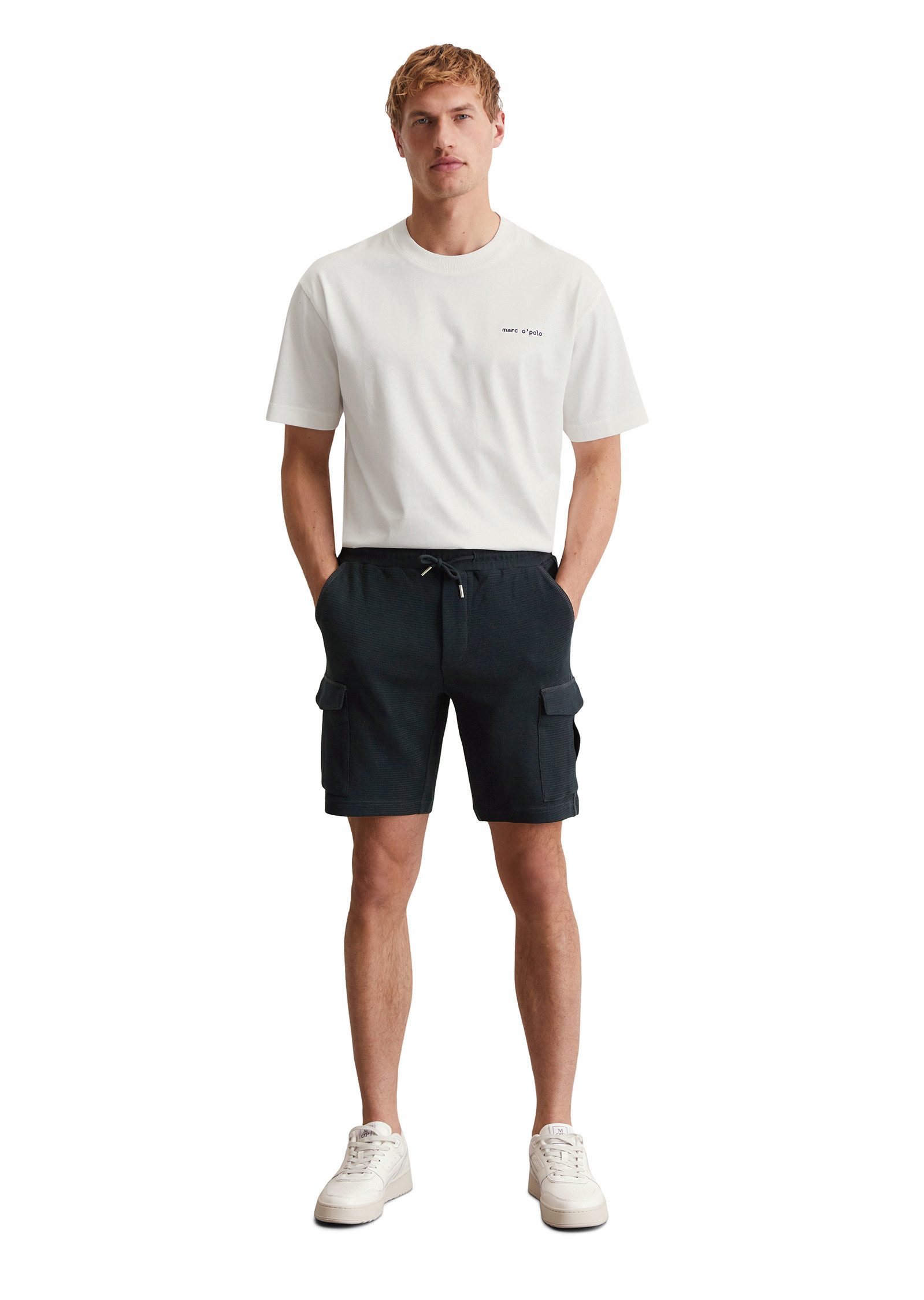 Marc O'Polo Shorts aus Bio-Baumwolle mit Struktur