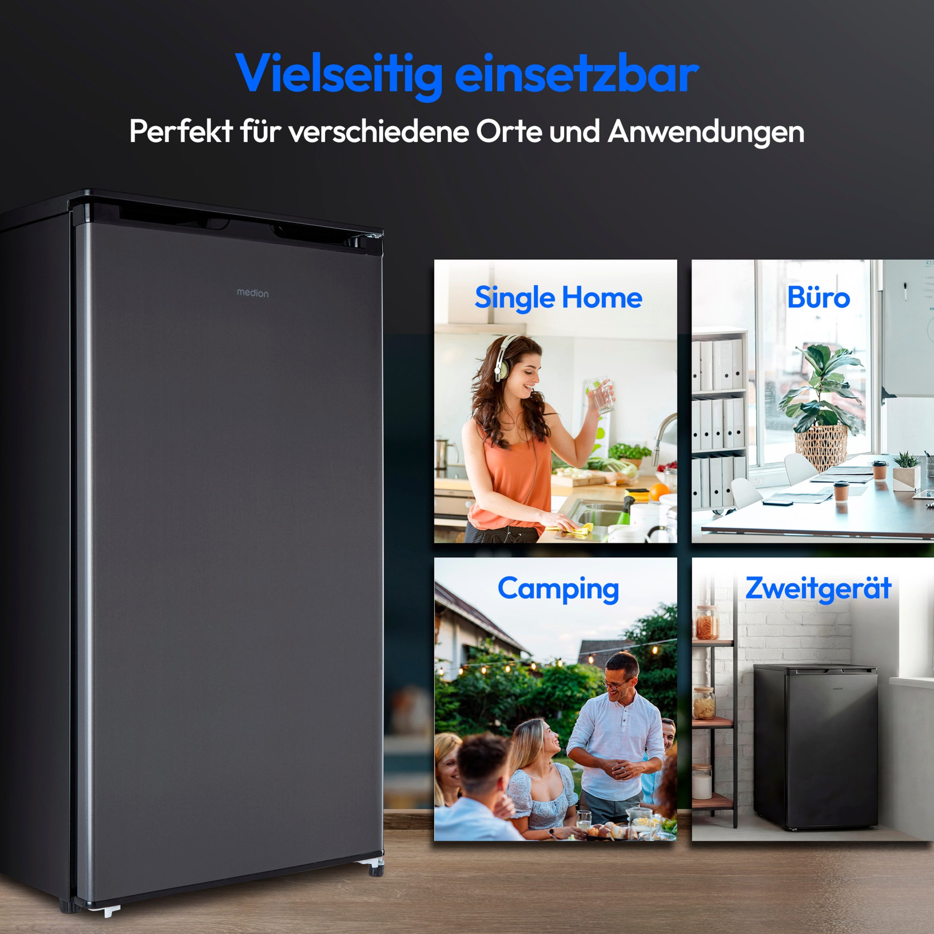 Medion® Kühlschrank MD37690, 85 cm hoch, 48 cm breit
