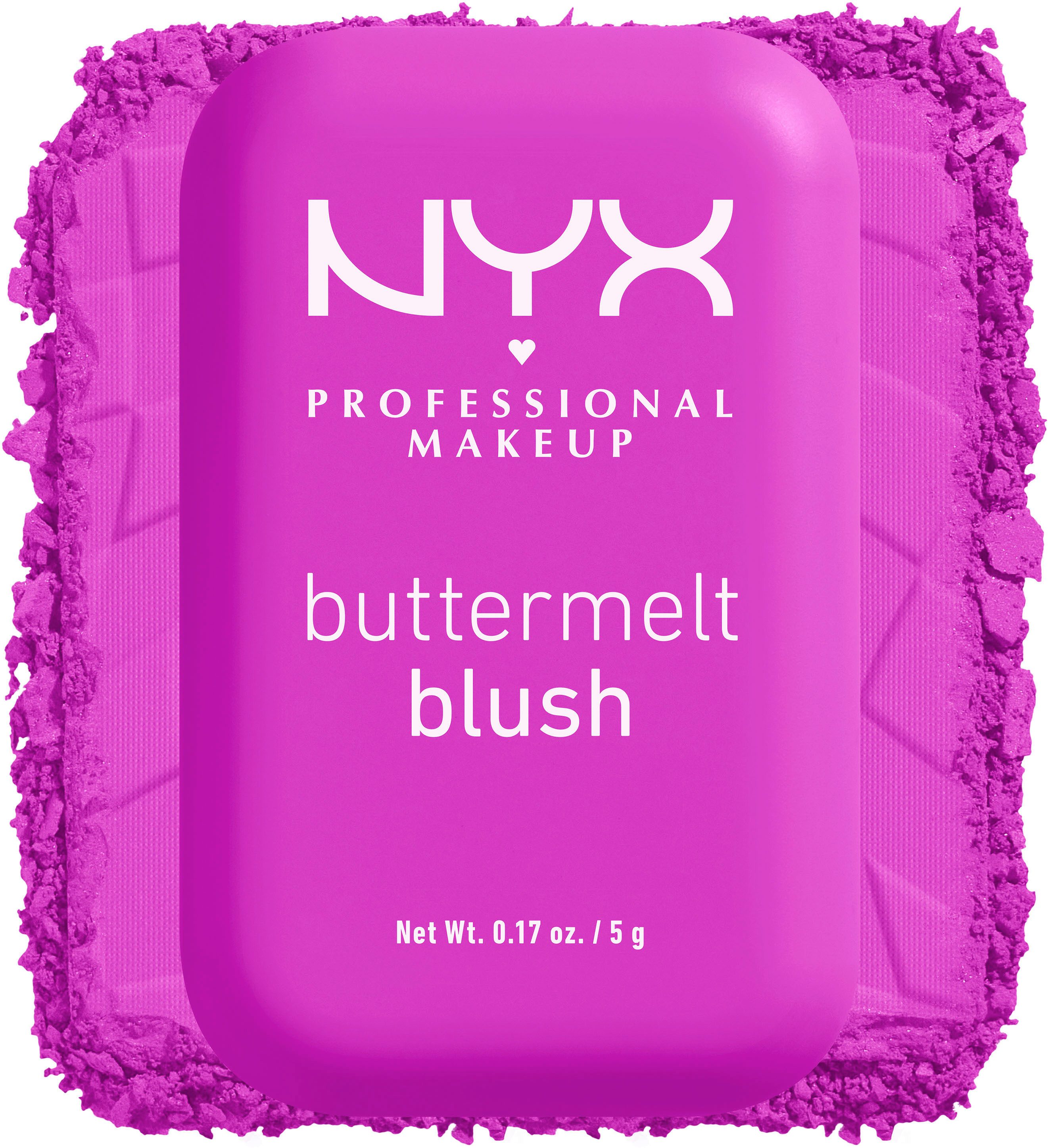 NYX Rouge Buttermelt Blush, verschmilzt wie ein Puder, lässt sich wie Butter verblenden