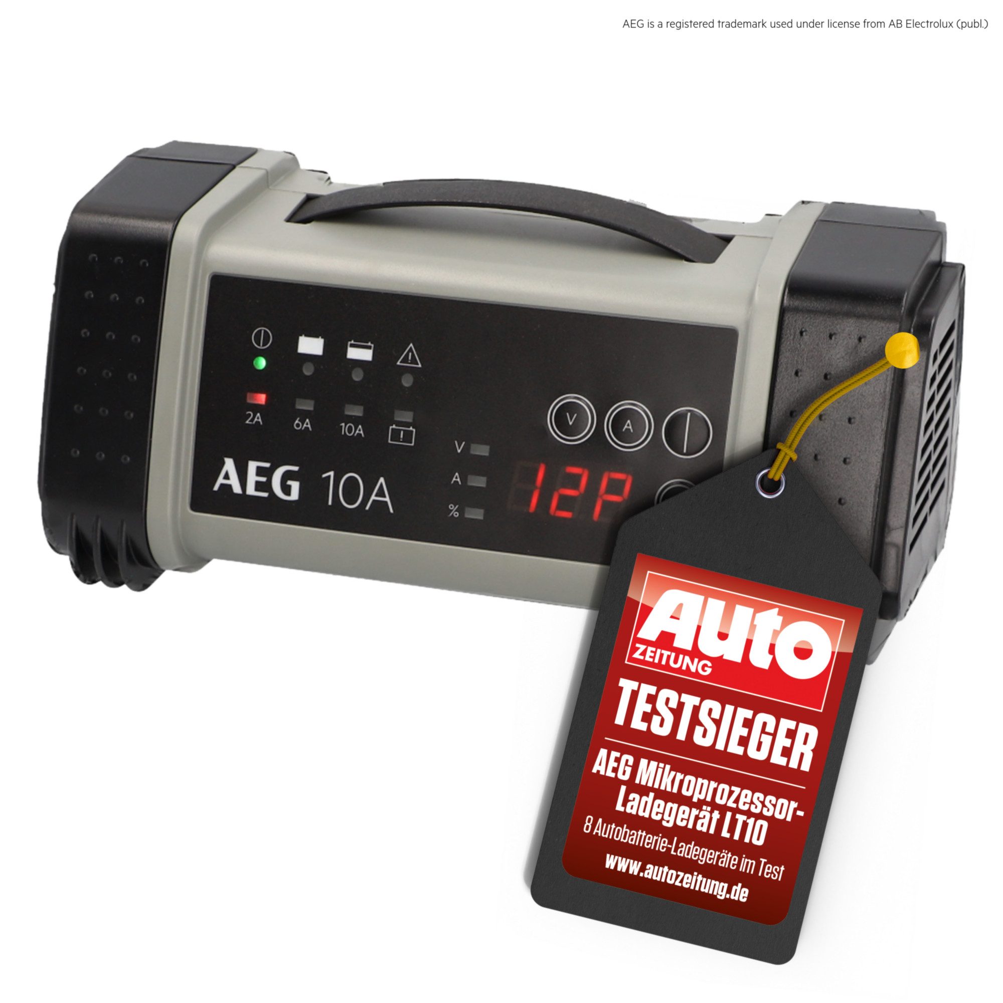AEG LT 10A Batterie-Ladegerät (10000 mA, Mikroprozessor)