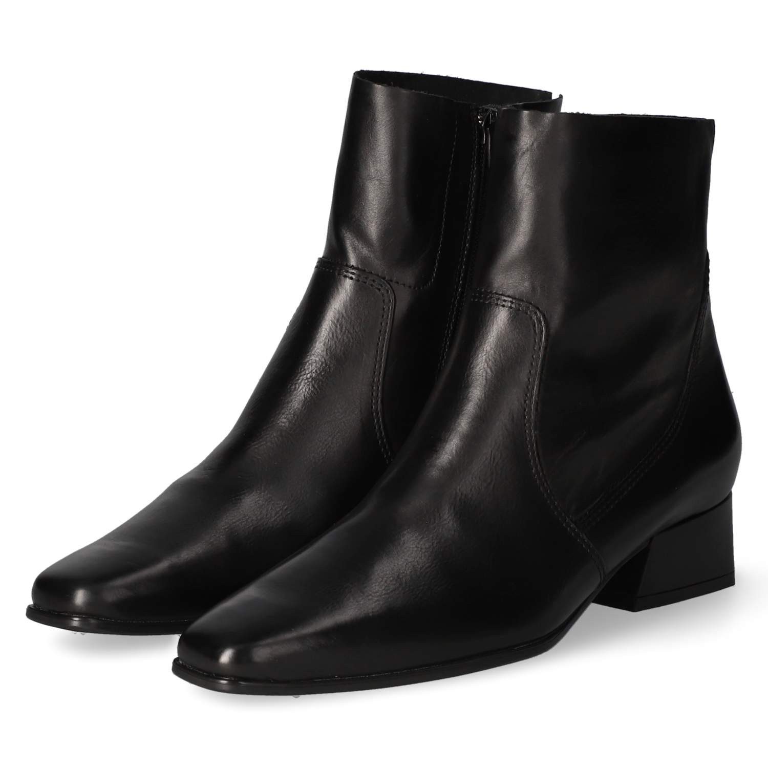 Paul Green Paul Green Ankle Boots 8365-005 Damen Glattleder black Schlupfstiefel
