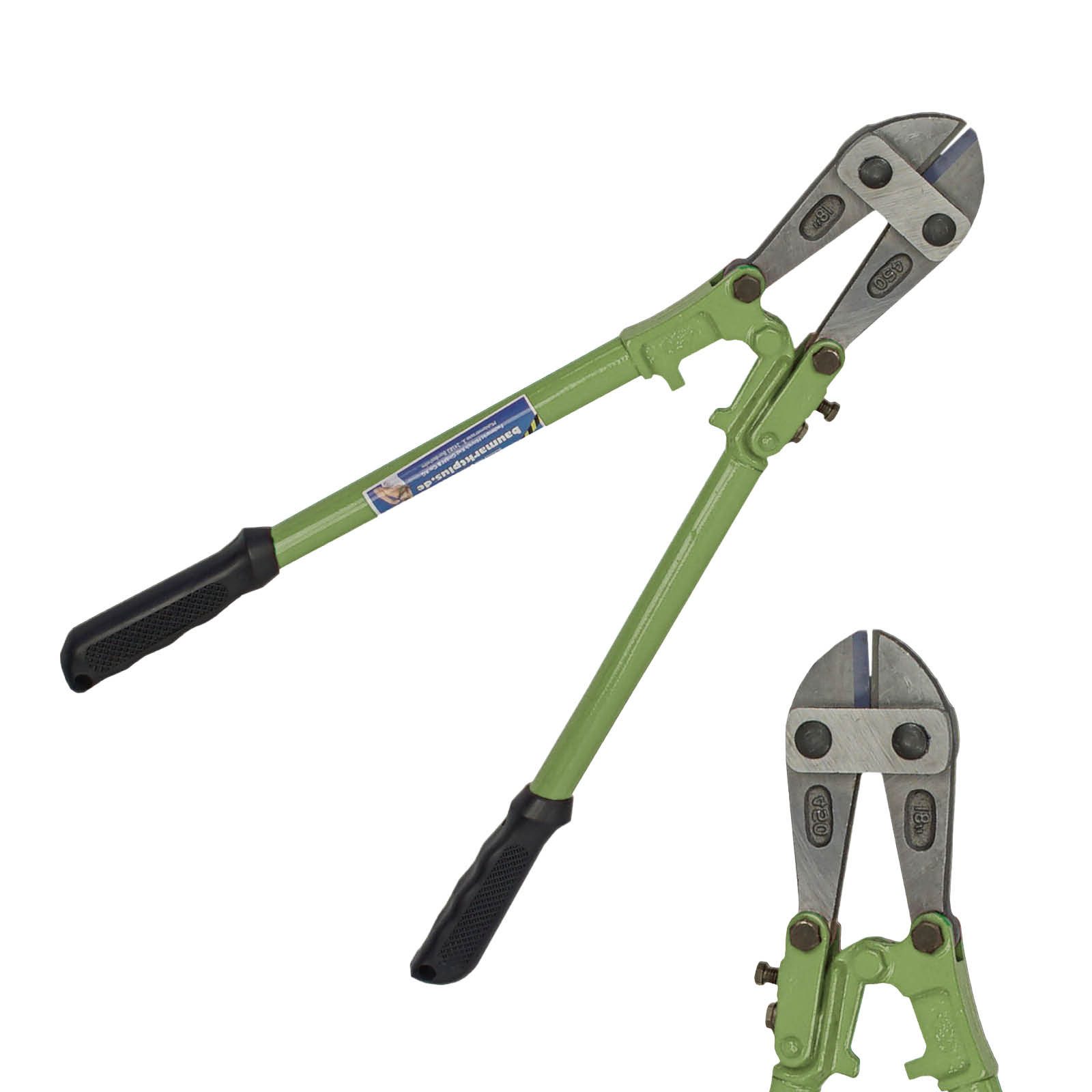 TRUTZHOLM Bolzenschneider Bolzenschneider 470mm 18" Seitenschneider gehärtete Backen Stahlschere, (Artikel, 1-tlg), leicht und handlich
