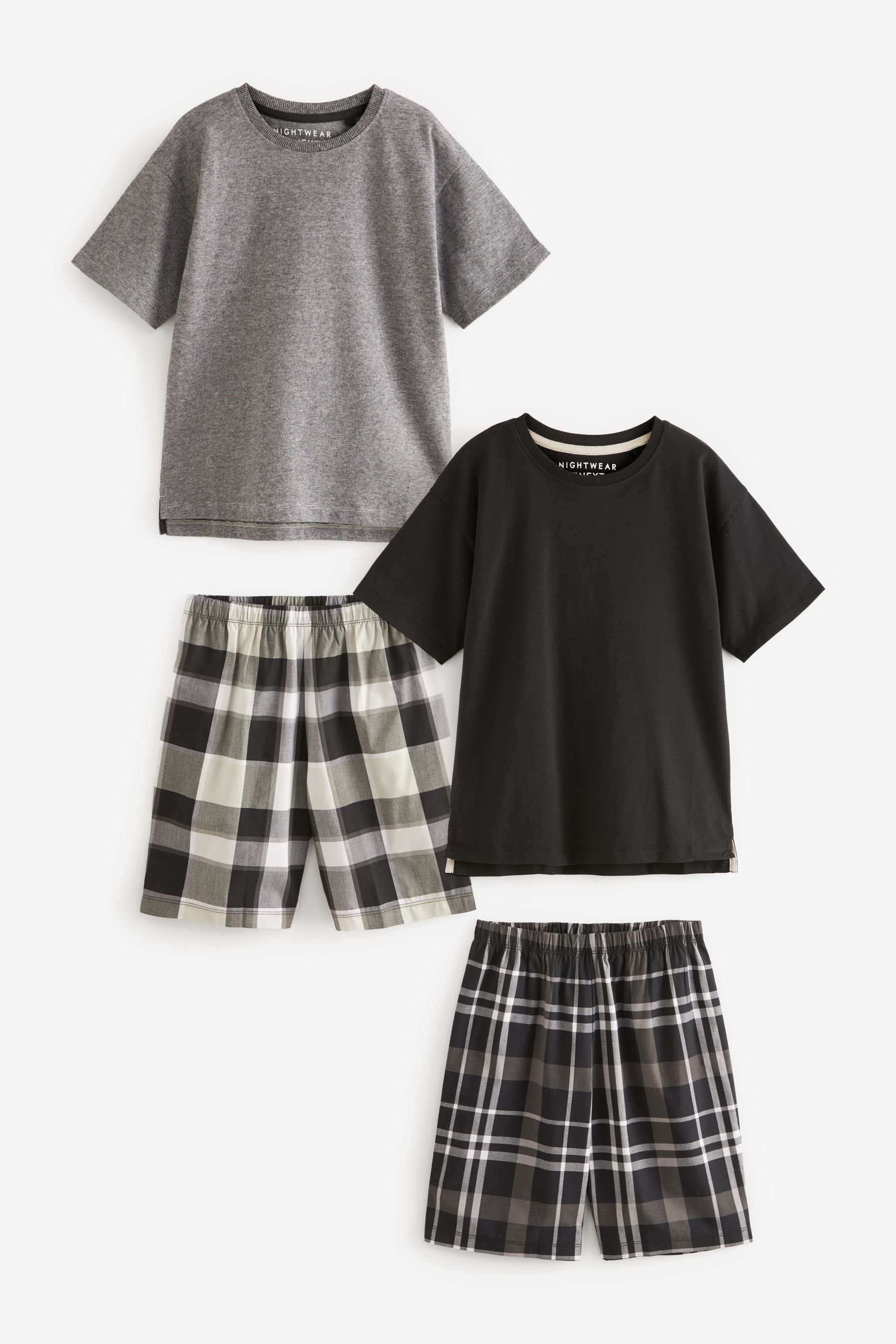 Next Pyjama Karierte Pyjamas, 2er Pack günstig online kaufen