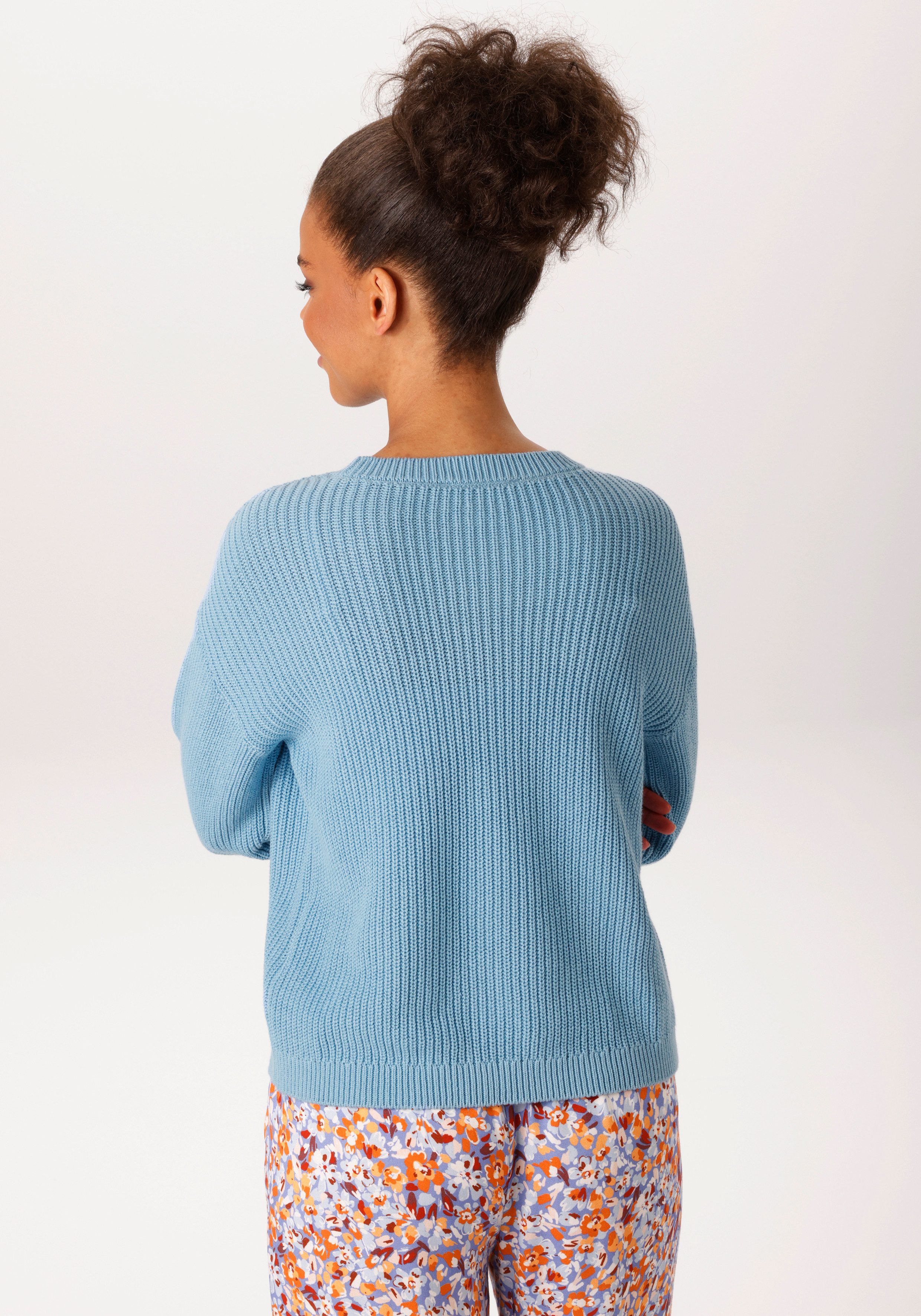 Aniston CASUAL Strickpullover in trendiger Farbpalette
