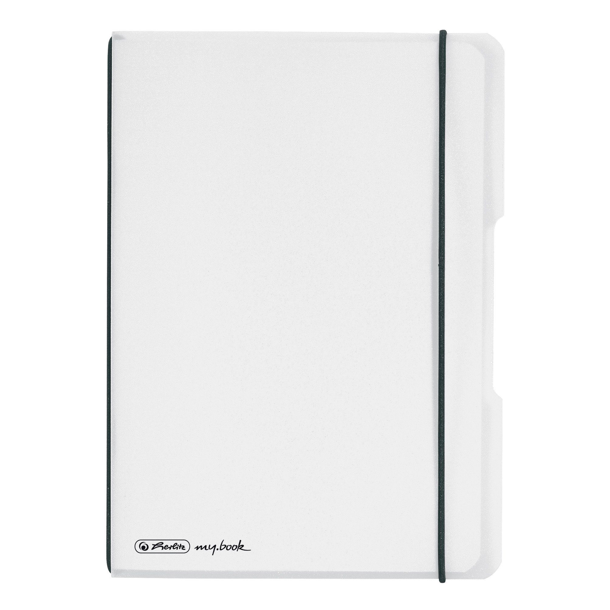 Notizheft Herlitz Notizheft / DIN A5 / flexibel / 40 Blatt / kariert / Farbe: tr