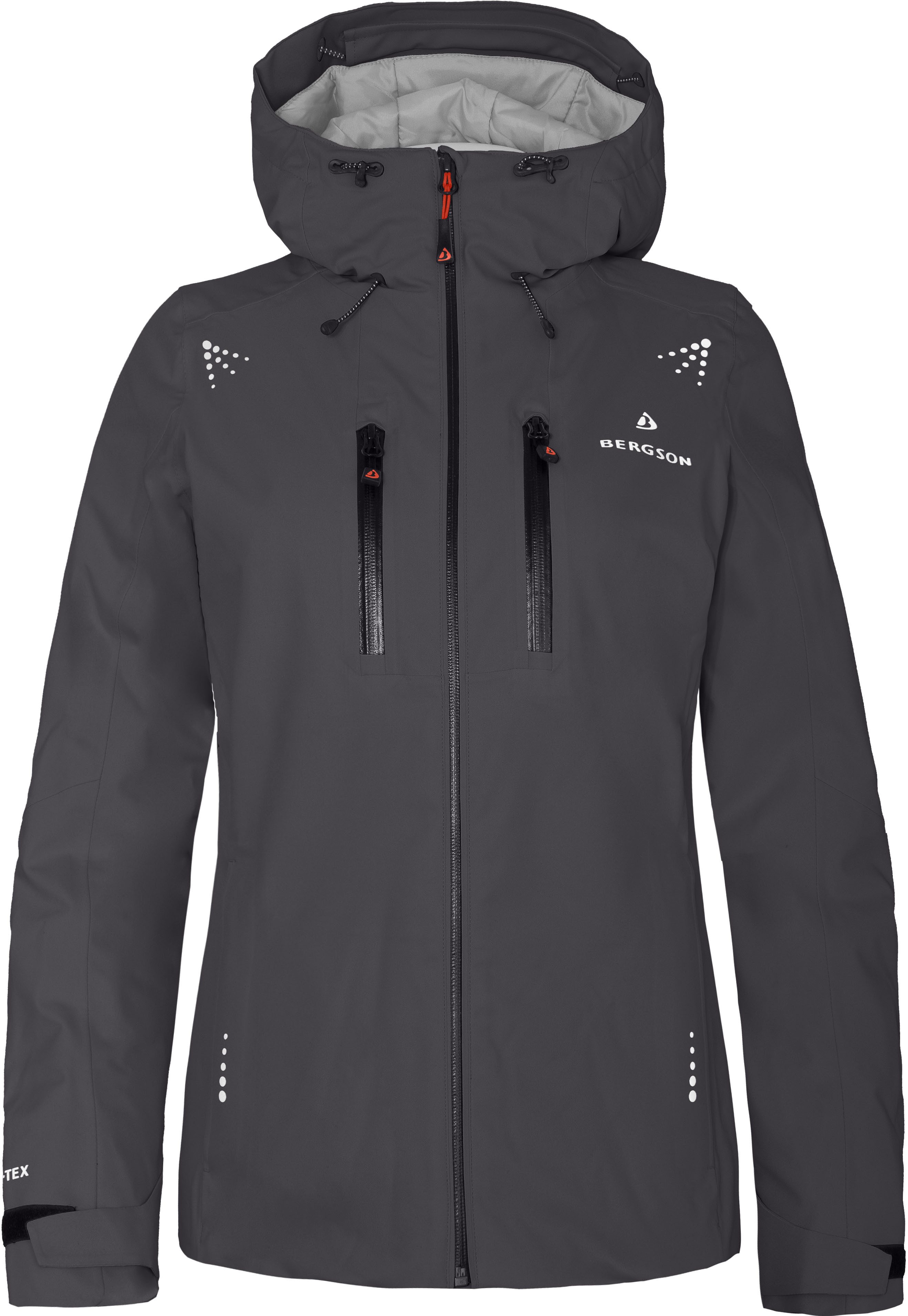 Bergson Regenjacke LEKNES Thermo Damen Regenjacke, leicht wattiert, recycelt, 20000 mm Wassersäule, No