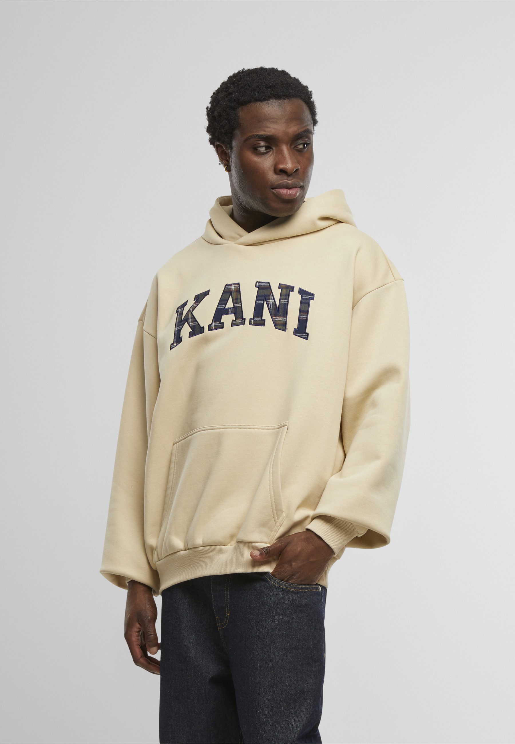 Karl Kani Kapuzenpullover Karl Kani Serif Check Os Hoodie (1-tlg)