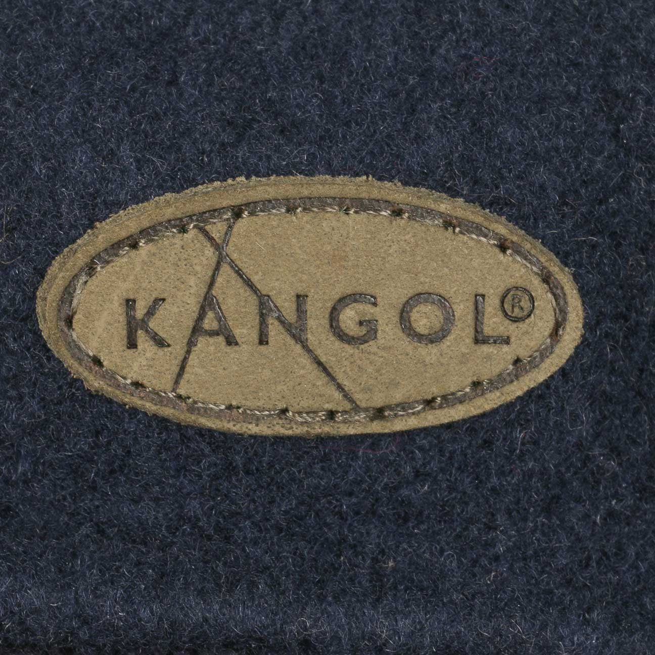 Kangol Schirm Cap dunkelblau (1-St) Flat Schiebermütze mit