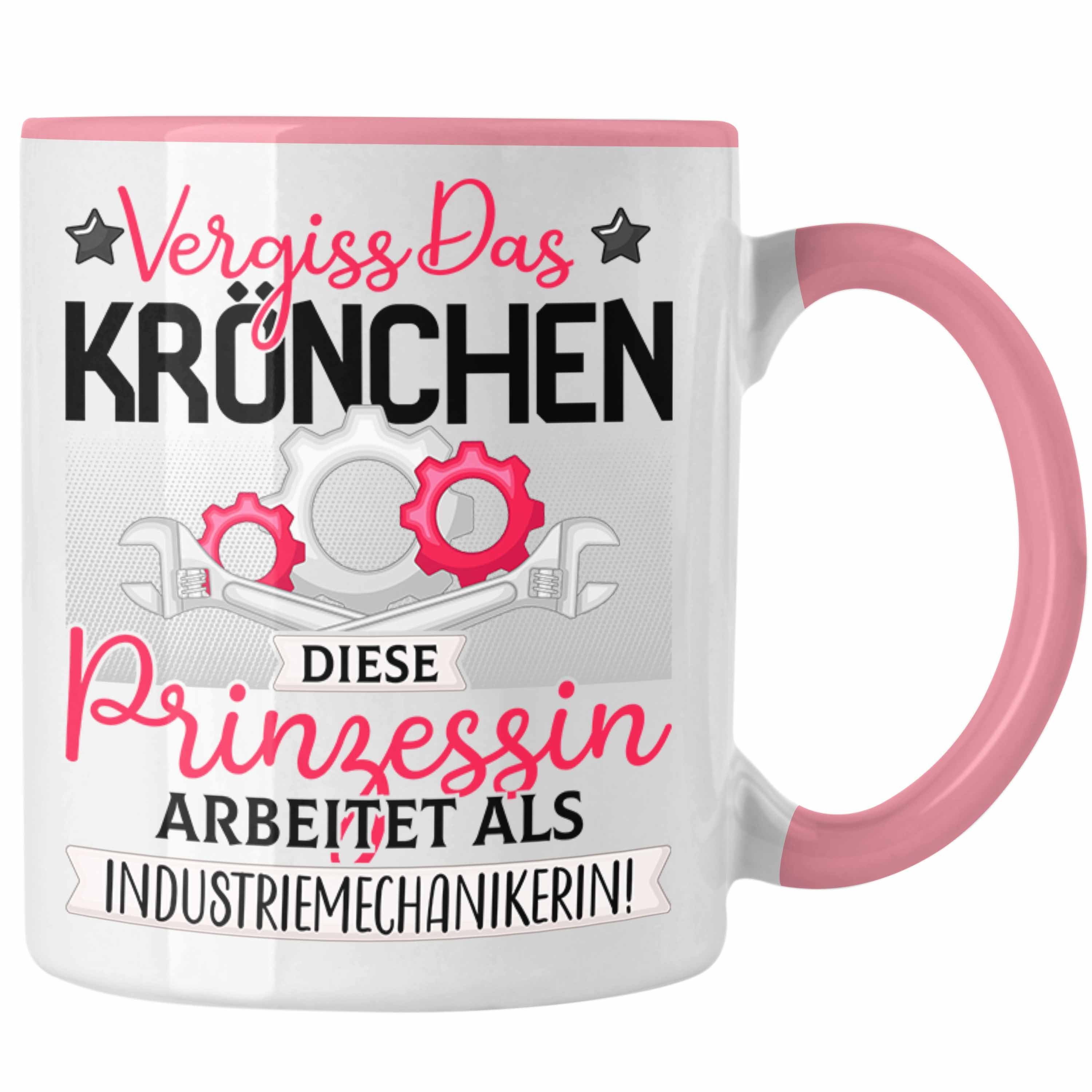 Geschenk Das Frauen Tasse Vergiss Rosa Trendation Kröchen Industriemechanikerin Tasse Spruch