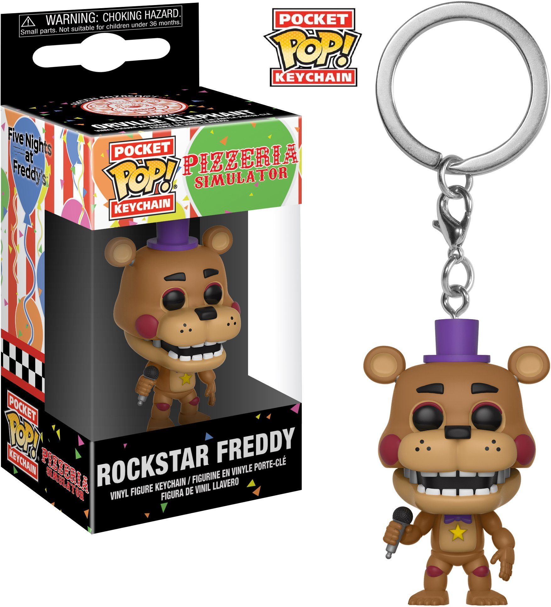 Funko Schlüsselanhänger Five Nights At Pocket Freddy's Rockstar Freddy 