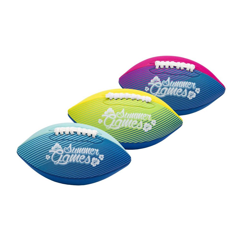 Spielball Neopren Football - Summer Games - ca. 21 cm - 1 Stück