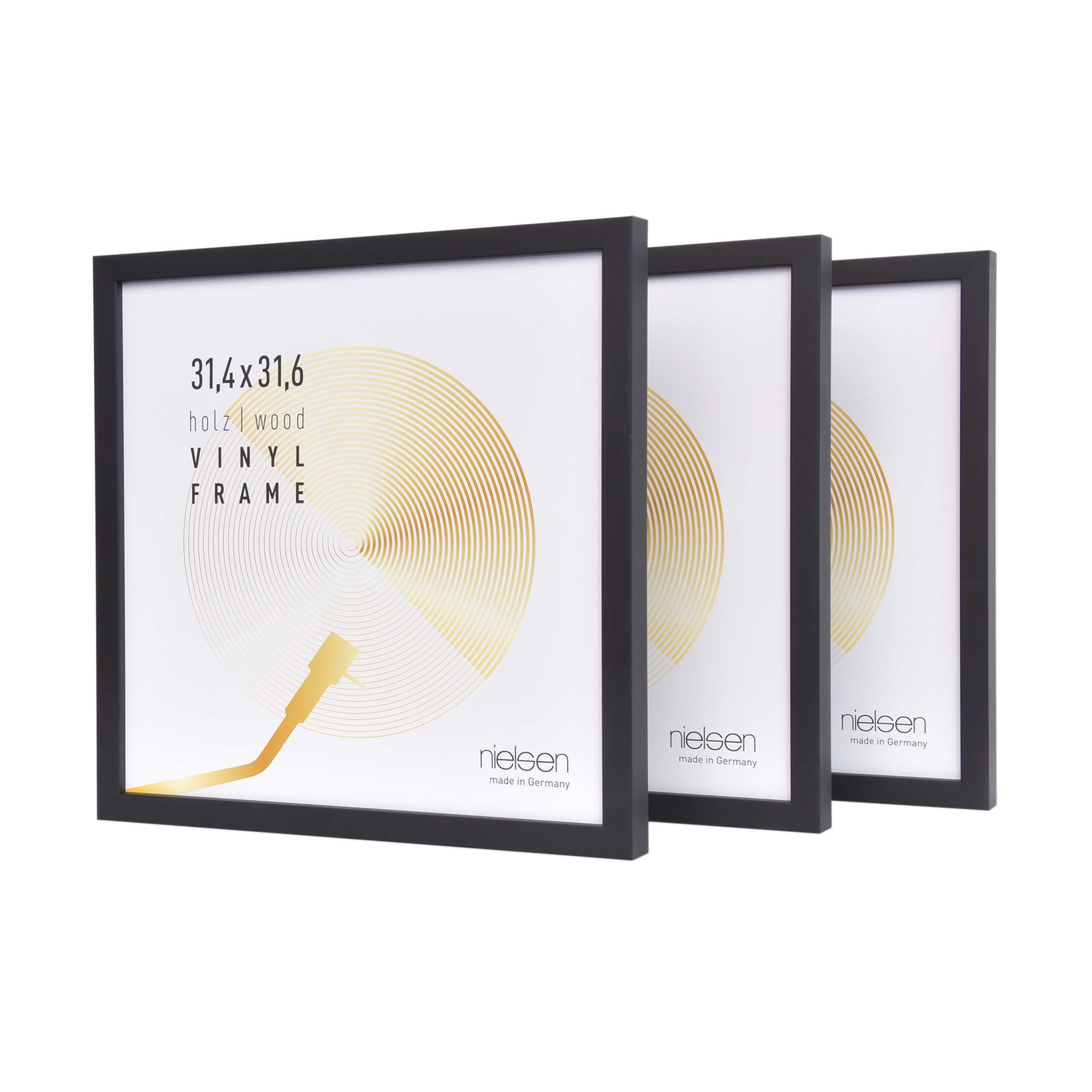 nielsen Bilderrahmen Vinyl- Schallplattenrahmen Holz, (3 günstig online kaufen
