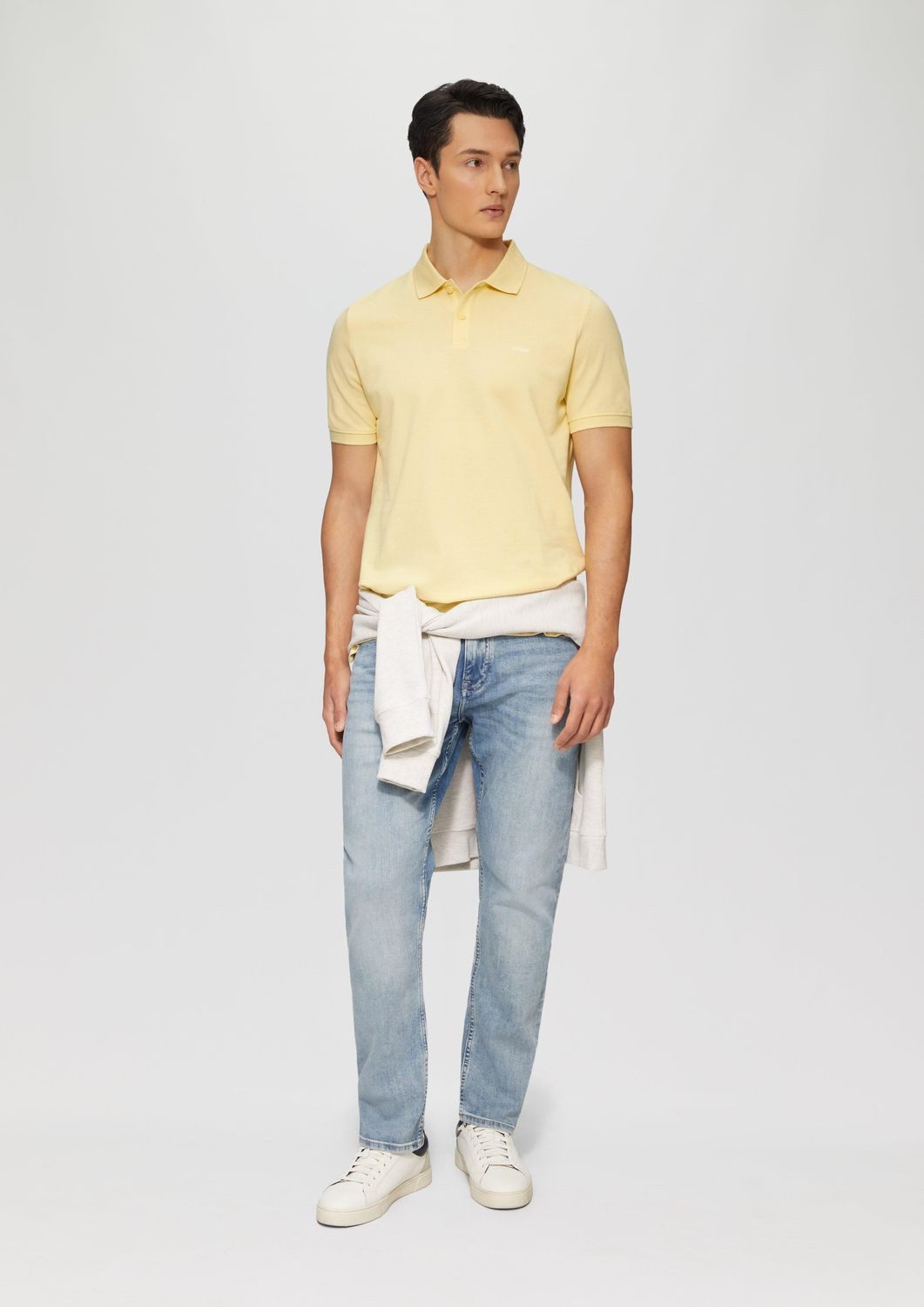 s.Oliver Poloshirt Poloshirt Kragen, Knopfleiste, kurzarm