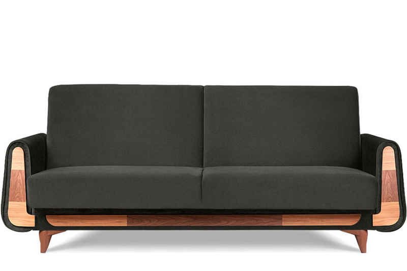 Konsimo 3-Sitzer »GUTAVO Sofa ausklappen Schlaffunktion Armlehnen«