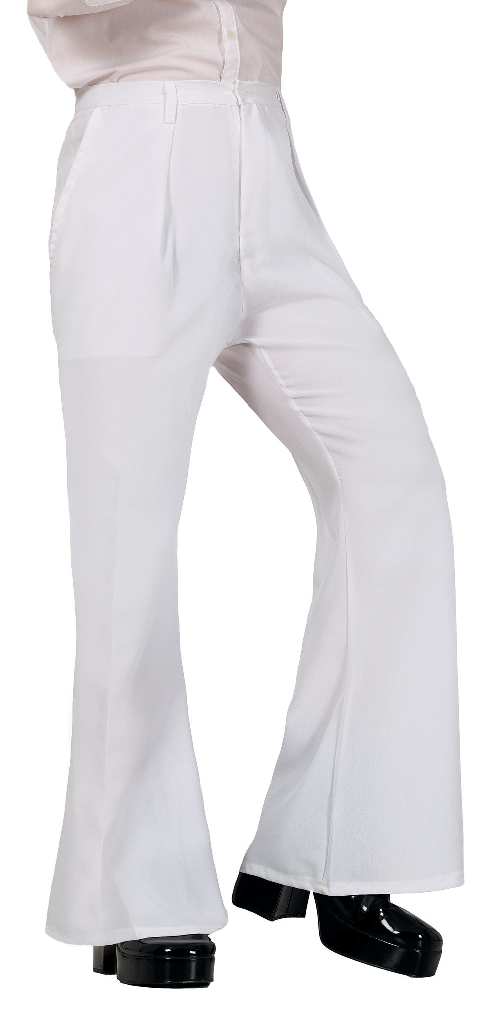 Fiestas Guirca Kostüm, Weiße Disco Hose für Damen & Herren - Perfekt für jede Party