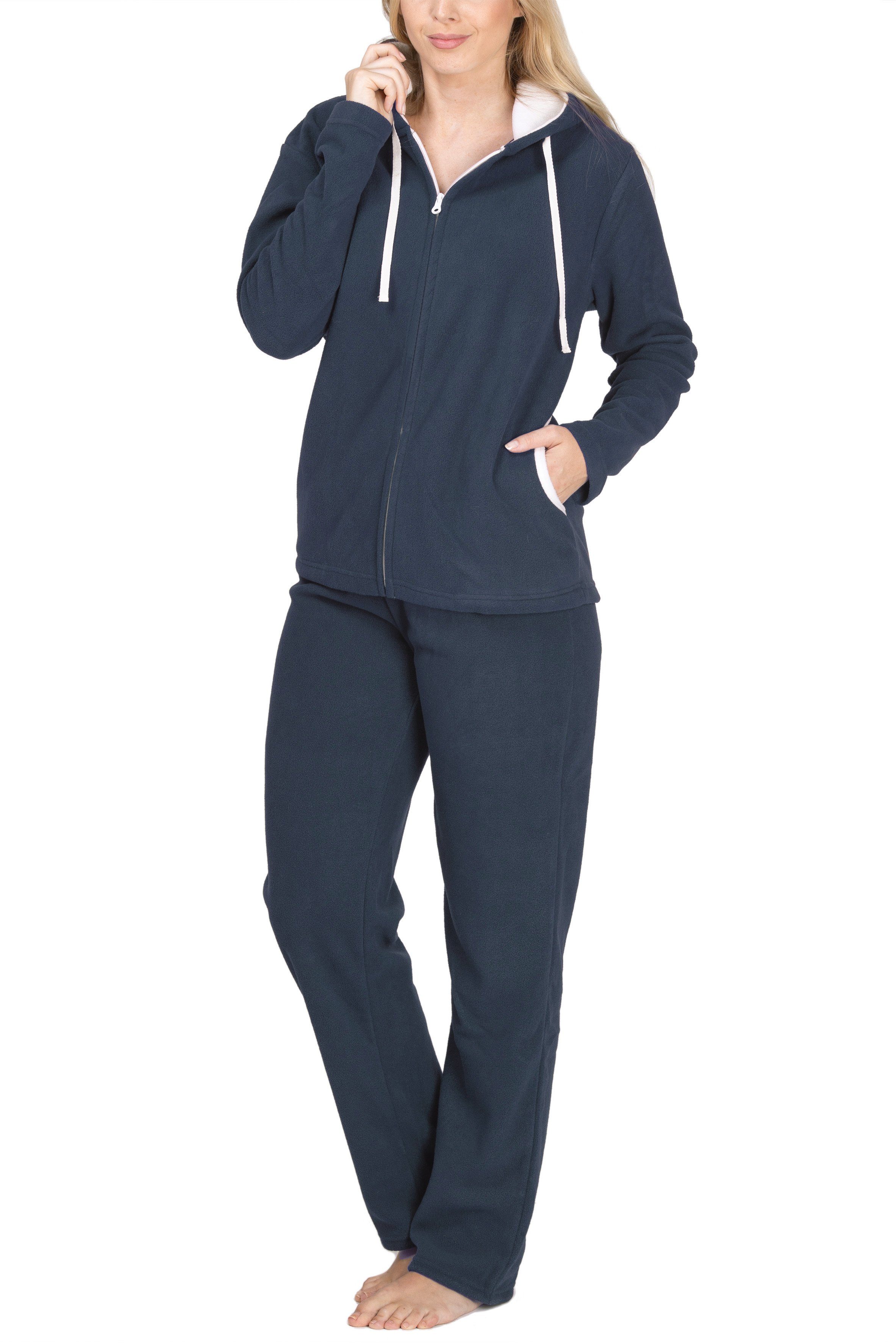 SLOUCHER Hausanzug Damen Hausanzug aus wärmenden Fleece
