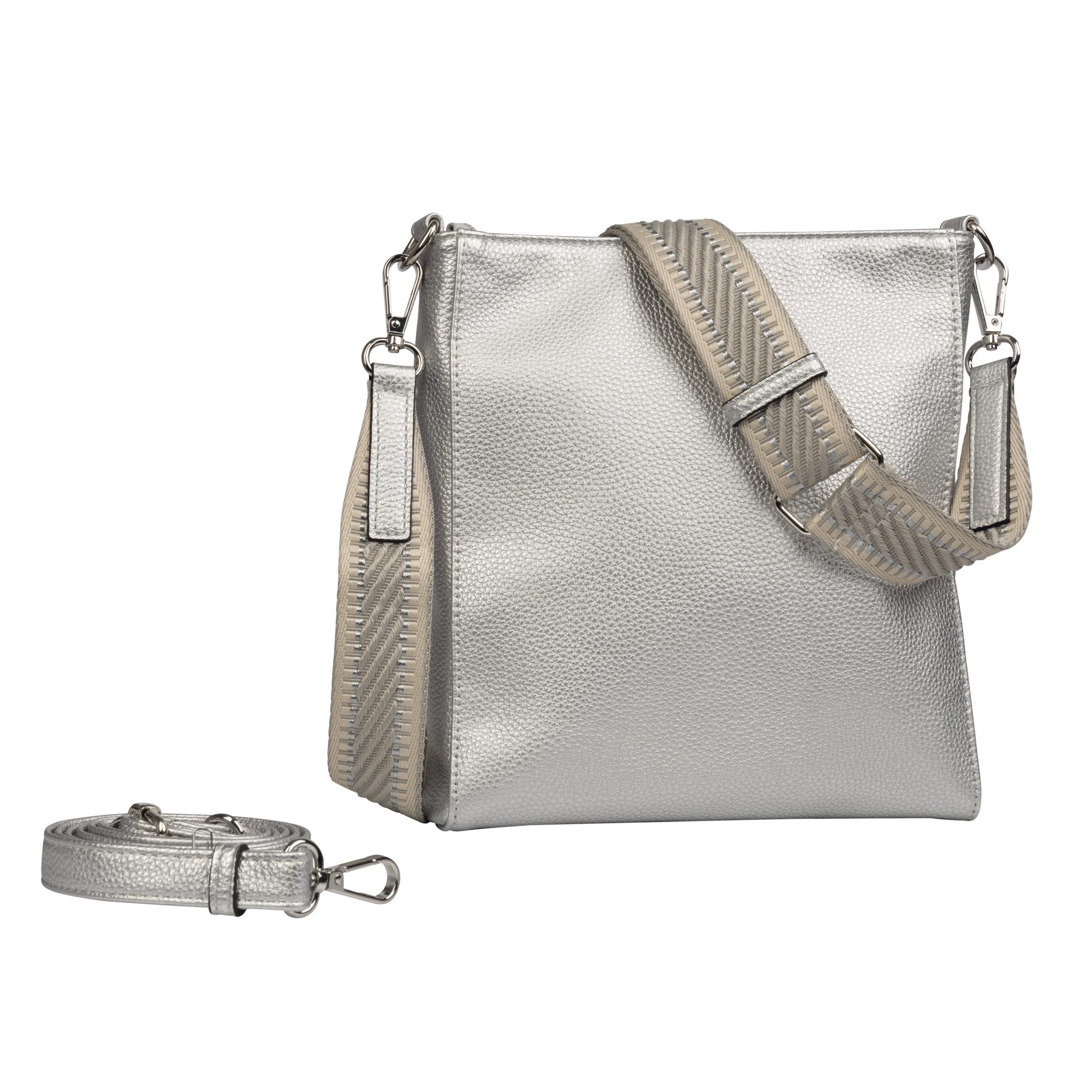 Gabor Umhängetasche Silena (Set, 2 Teile), hochwertig gewebte Gurtband und ein filigranes Logo