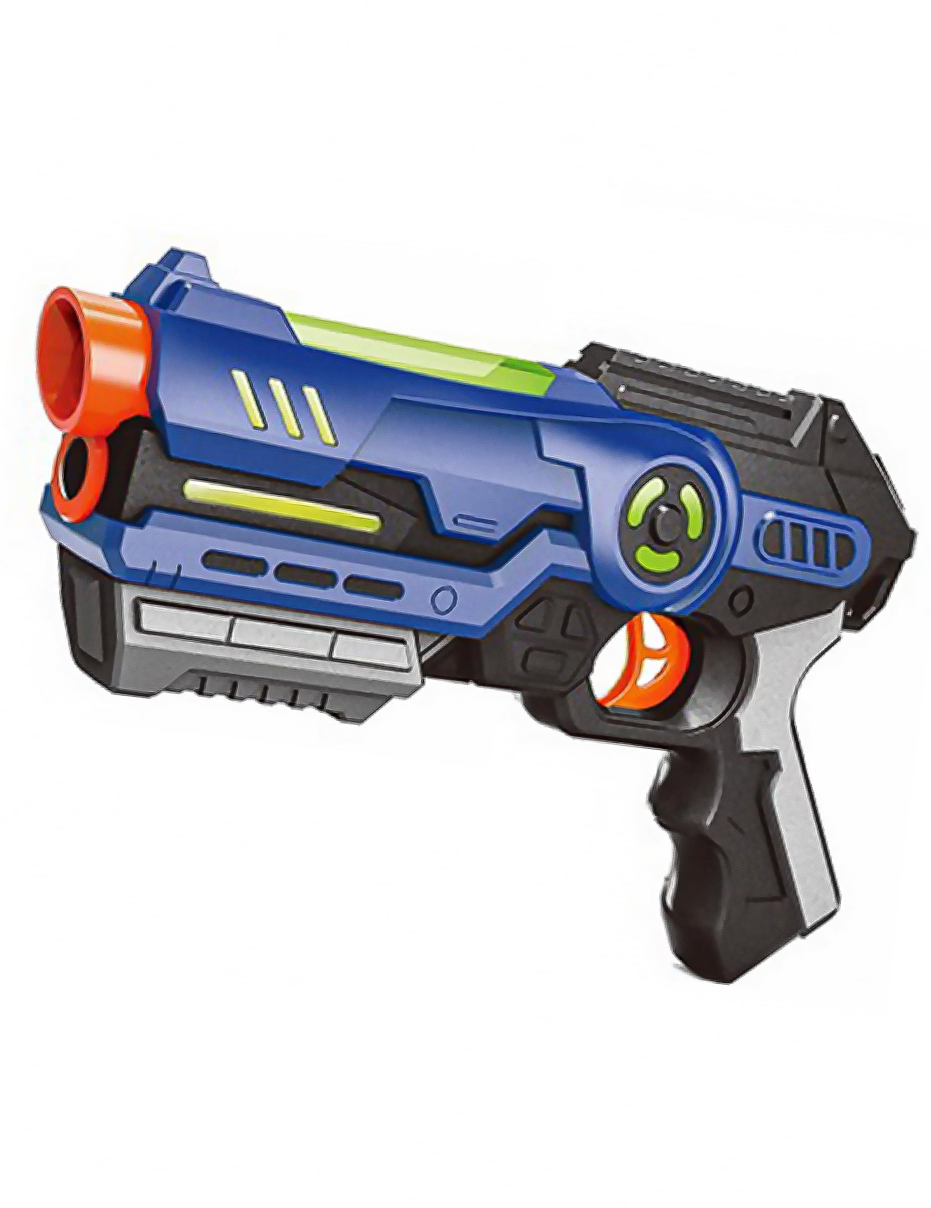 Kostüm Space Blaster mit Sound und Leuchteffekt