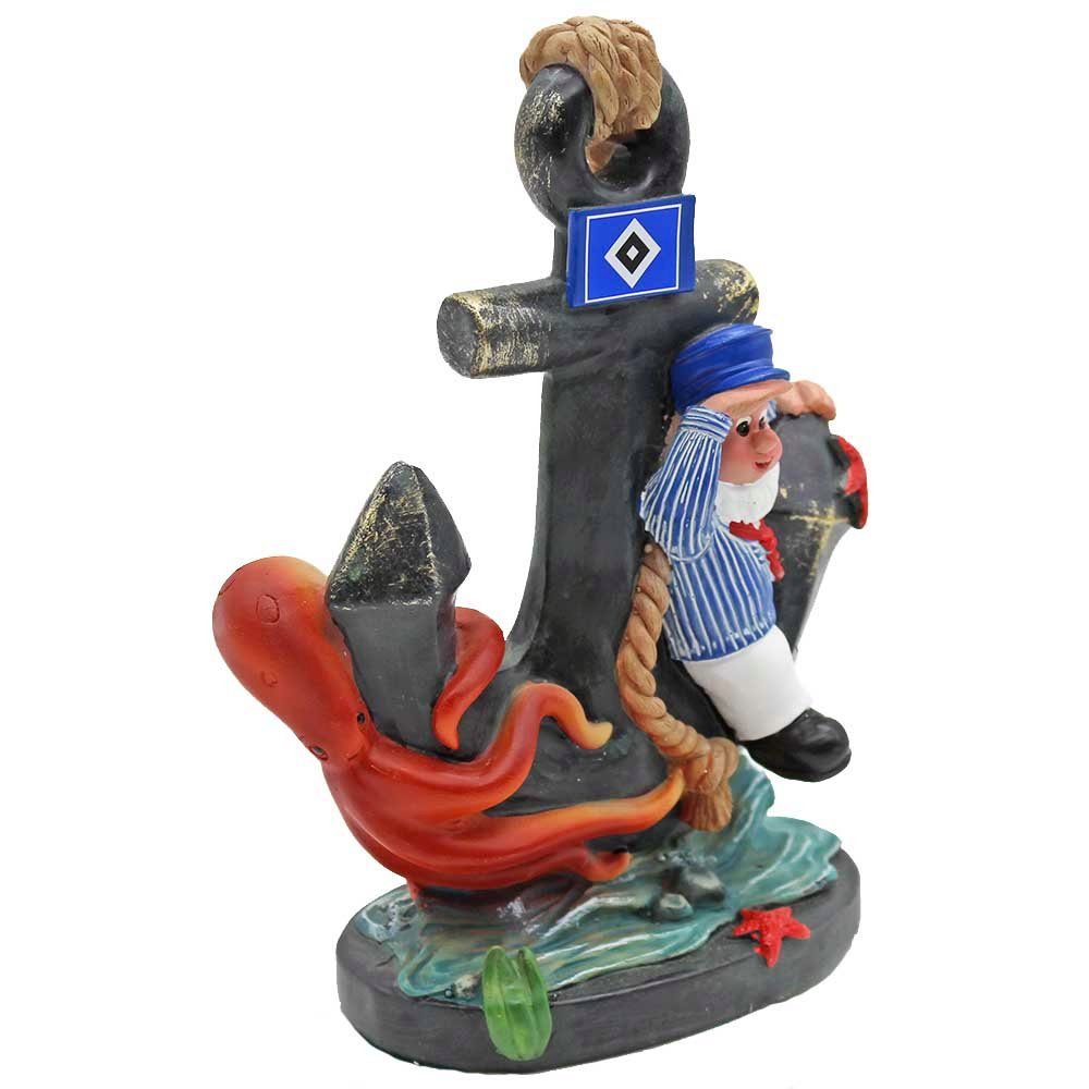 Hamburger SV Gartenzwerg HSV Gartenzwerg Anker