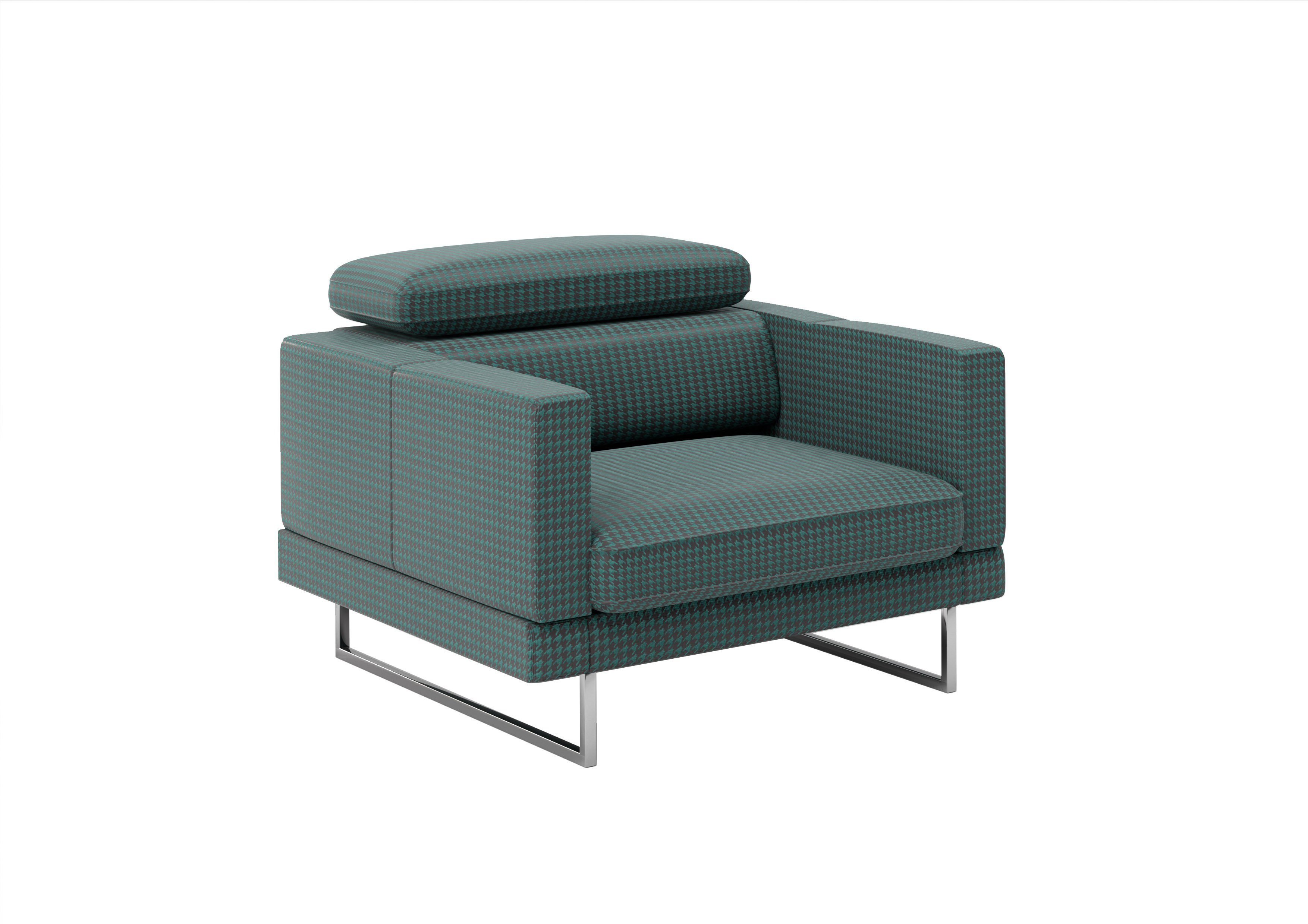1er Textil 1Sitzer Relax JVmoebel Sessel Sessel, Club Stuhl Fernseh Designer Polster Lounge Stoff