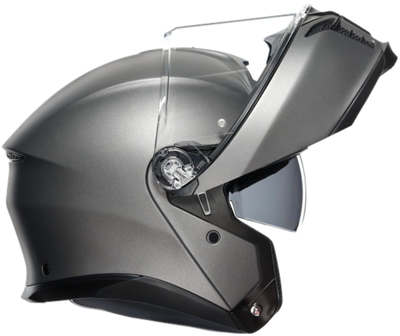 AGV Motorradhelm Tourmodular Mono Klapphelm, vorbereitet für Kommunikationssystem,integriertes Sonnenvisier