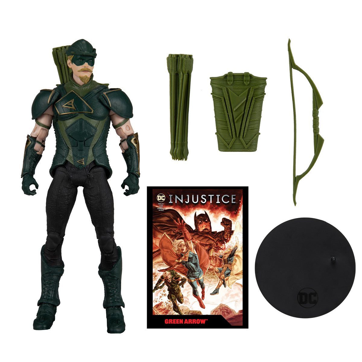McFarlane Toys Actionfigur McFarlane Toys Injustice 2 Green Arrow Page Punchers 7 Actionfigur & I