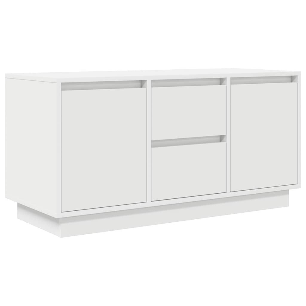 vidaXL TV-Schrank TV-Schrank mit LED-Leuchten Weiß günstig online kaufen