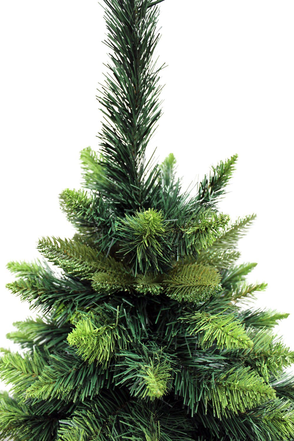 Arnusa Künstlicher Weihnachtsbaum 180 cm mit 509 Spitzen Spritzguss Mix Kunsttanne Premium, Fichte, mit stabilen Ständer