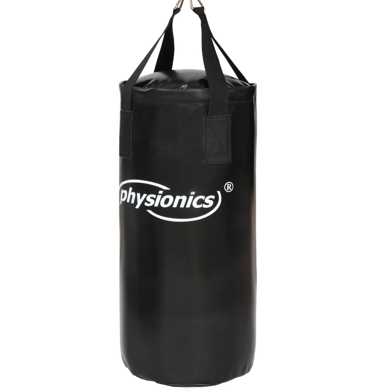 Physionics Boxsack Kinder Boxsack Set- H55cm/10kg/Gefüllt Boxhandschuhen/Boxbandagen, mit