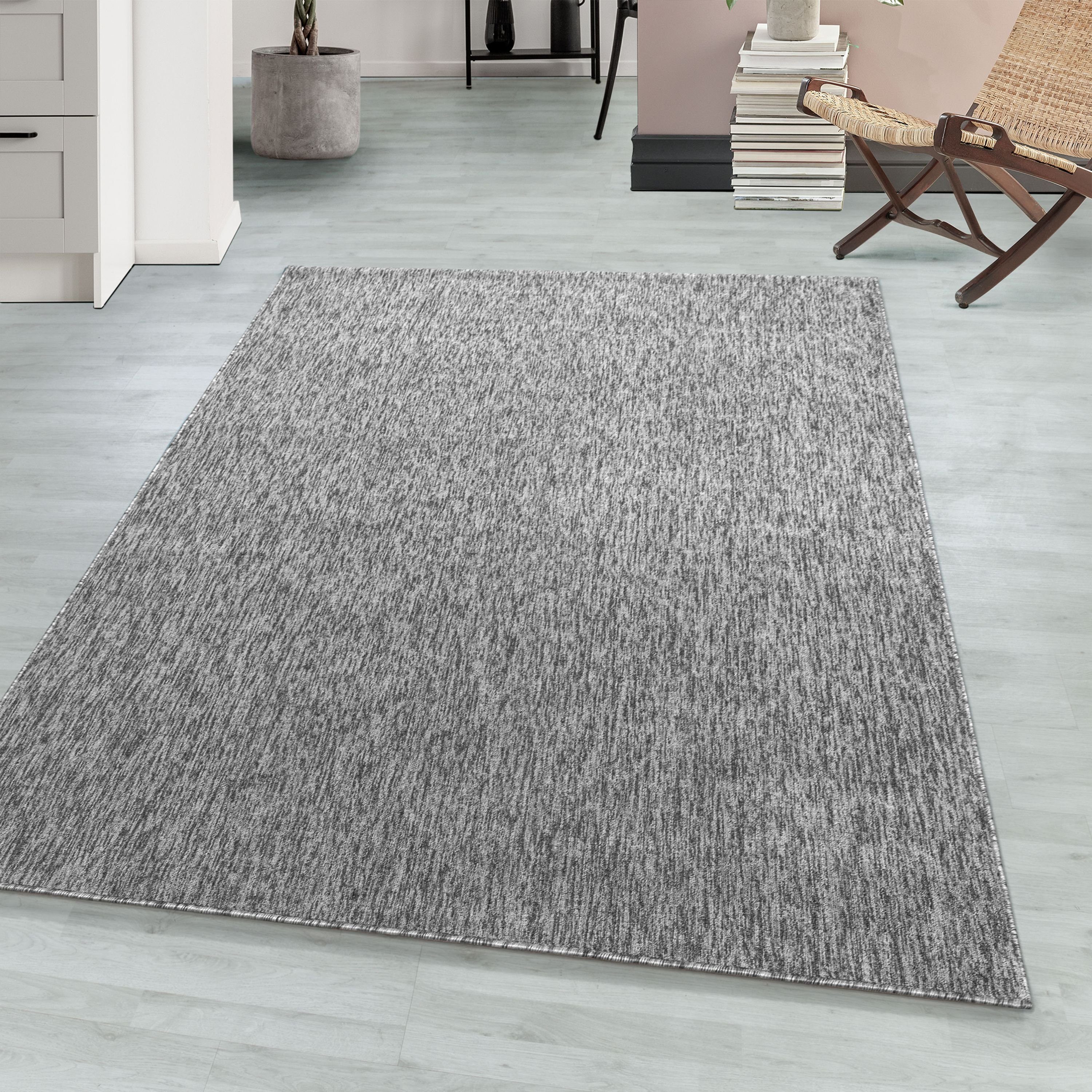 Teppium Teppich Unicolor - Einfarbig, Rechteckig, günstig online kaufen
