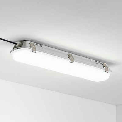 Arcchio Aufbauleuchte Rao, LED-Leuchtmittel fest verbaut, universalweiß, Modern, Kunststoff, weiß (RAL 9016), 1 flammig, inkl. Leuchtmittel