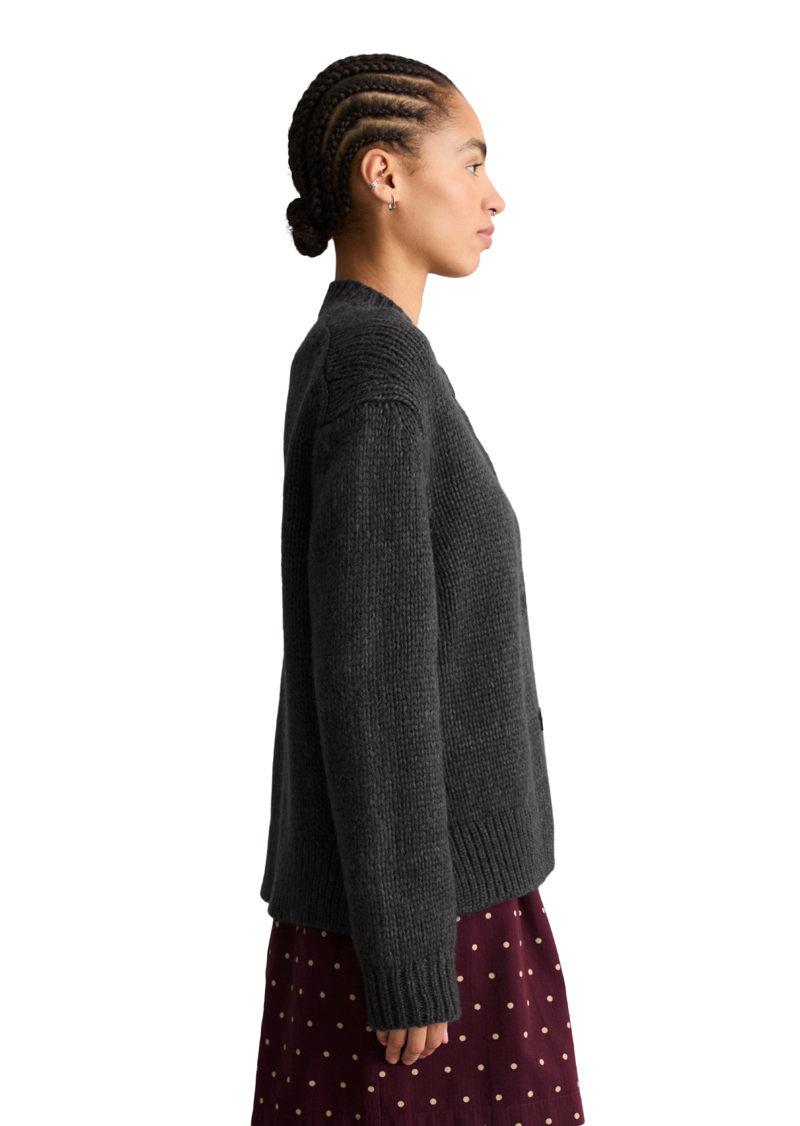 Marc O'Polo DENIM Cardigan aus kuscheligem Schurwolle-Alpaka-Mix