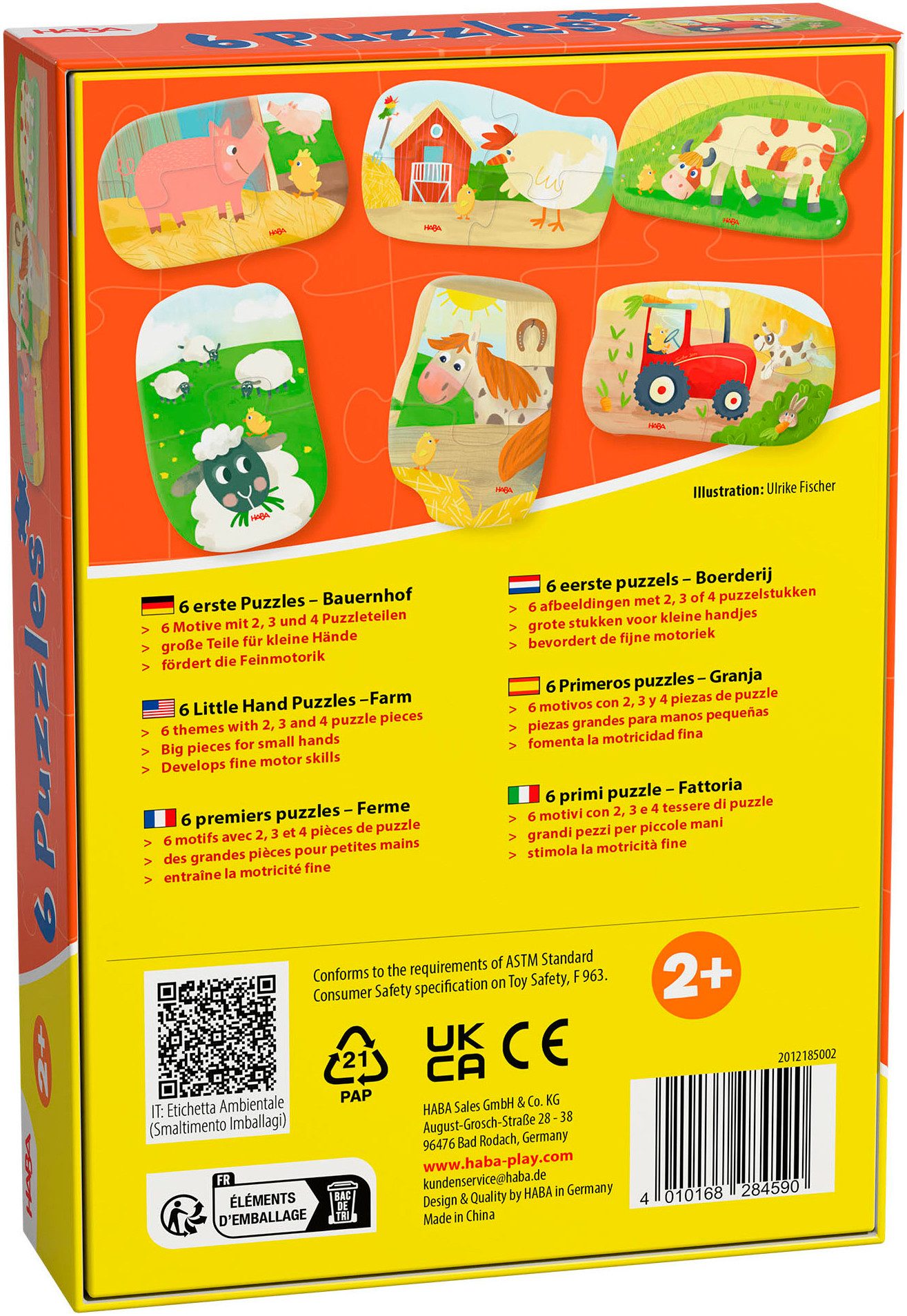 Haba Puzzle 6 erste Puzzles Bauernhof, günstig online kaufen