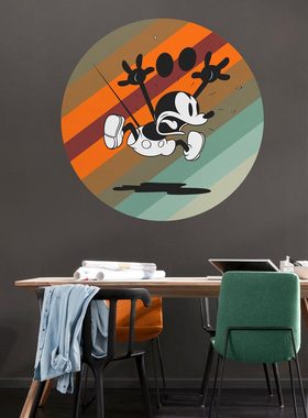 Komar Wandtattoo Mickey Mouse up and away (1 St), Künstler: Disney, 125x125 cm (Breite x Höhe), rund und selbstklebend