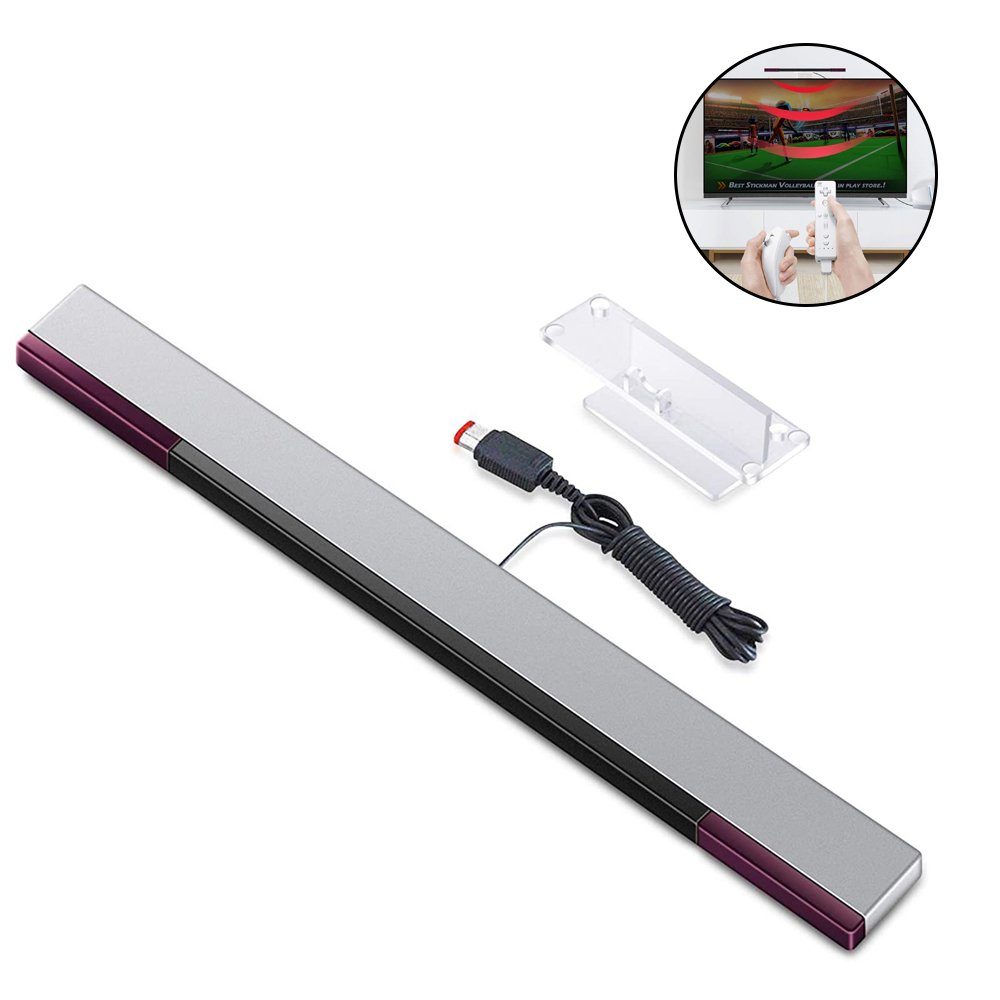 GelldG Sensor Sensorleiste Wii, für Infrarot-Ray-Sensorleiste kabelgebundene Ersatz