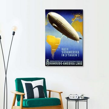 Posterlounge Leinwandbild Vintage Travel Collection, Hamburg Amerika Linie – Graf Zeppelin, Vintage Malerei