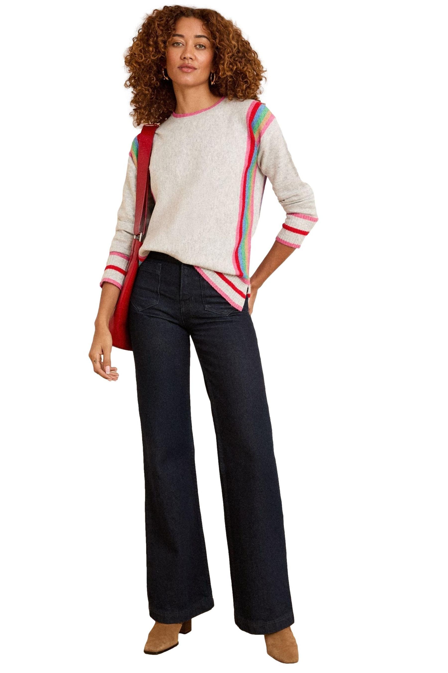 Rundhalspullover Love & Roses Rundhals-Strickpullover, Regular