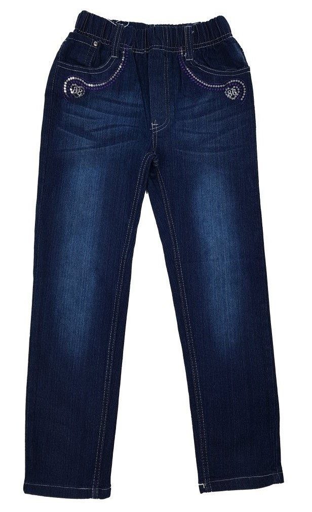 Bequeme Girls Jeans Gummizug, mit M40 rundum Jeans, Stretchjeans Fashion