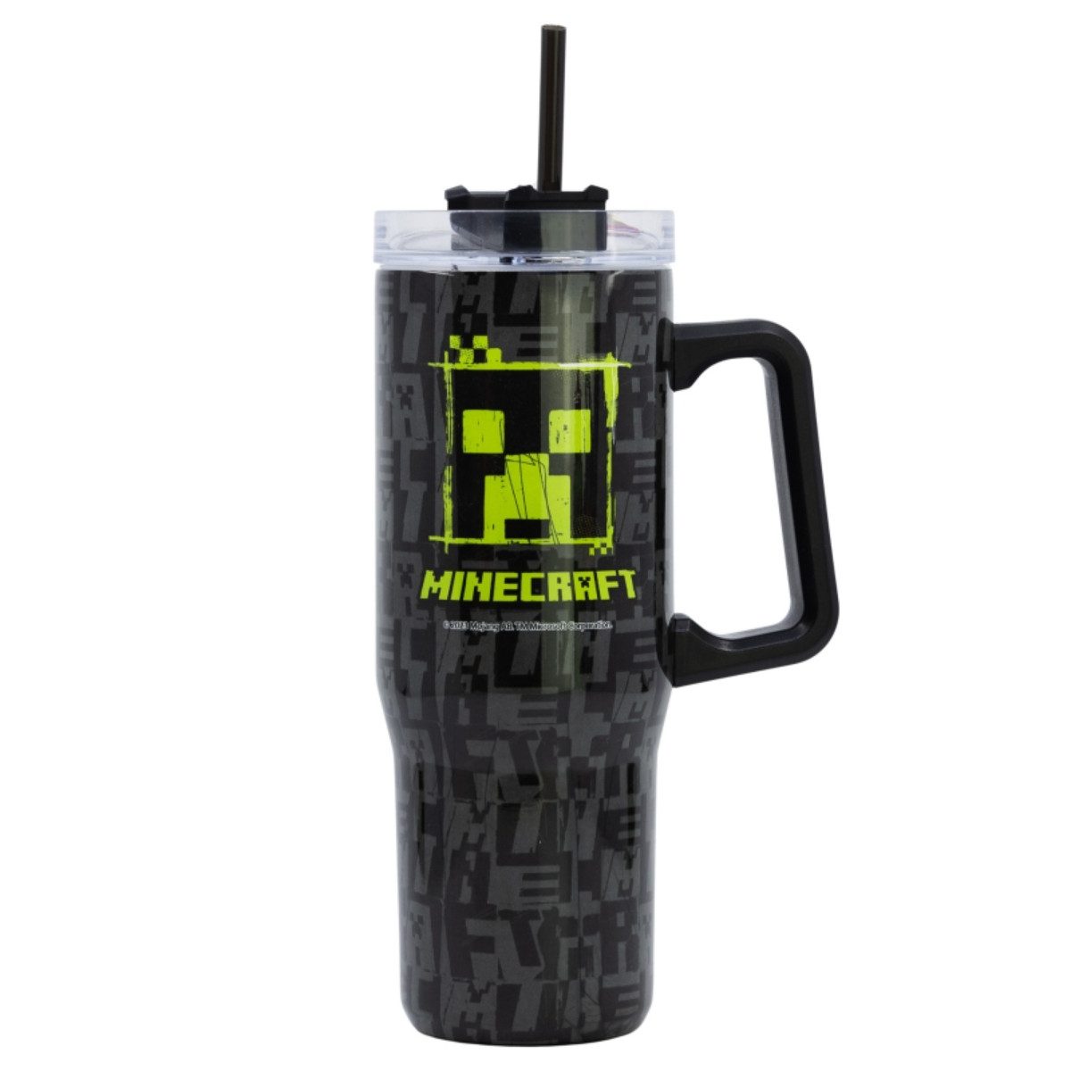 Storline Thermobecher Minecraft XL Becher 940 ml aus Edelstahl mit Trinköffnung, Stahl