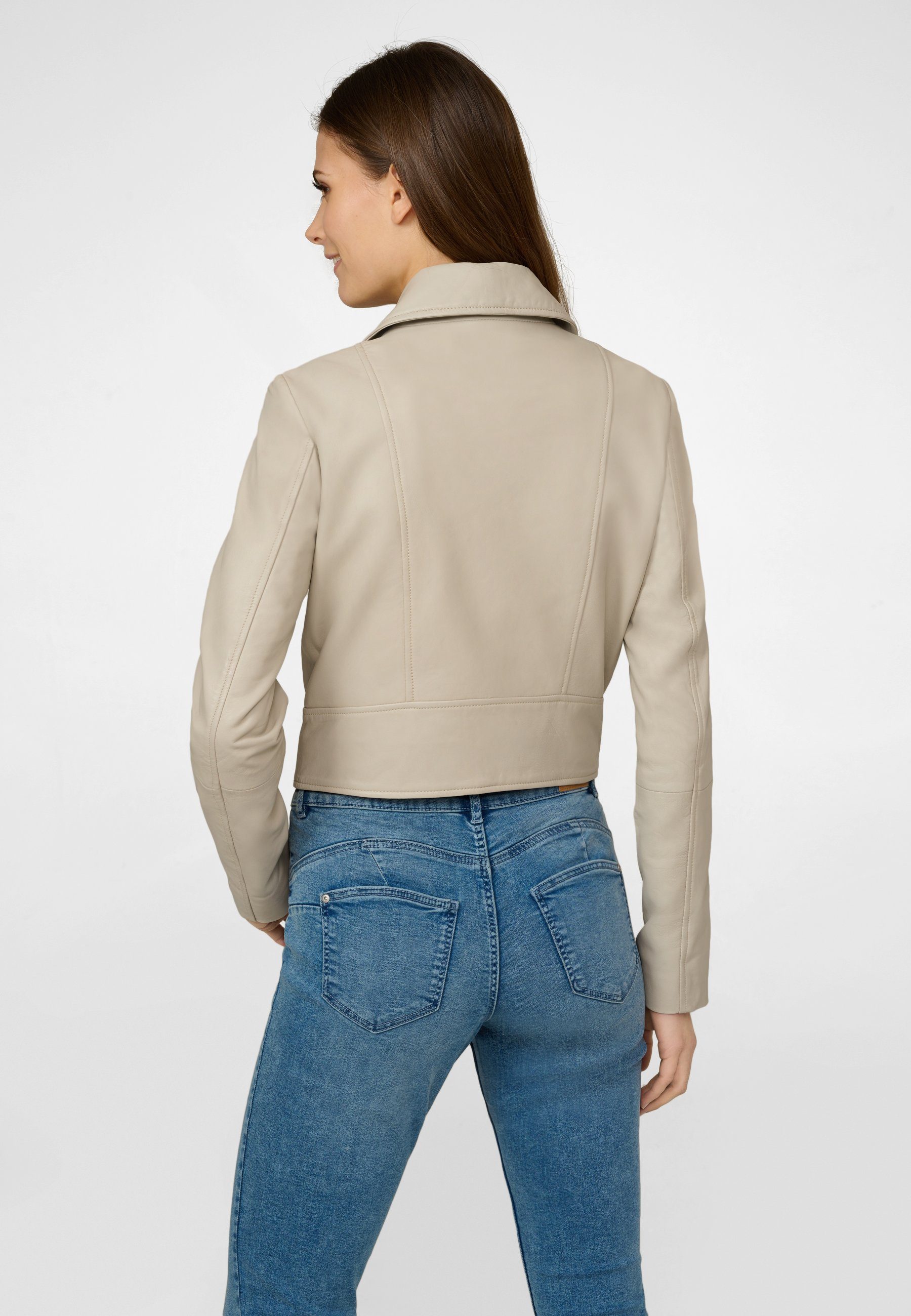 RICANO Lederjacke Alina Hochwertiges Lammleder